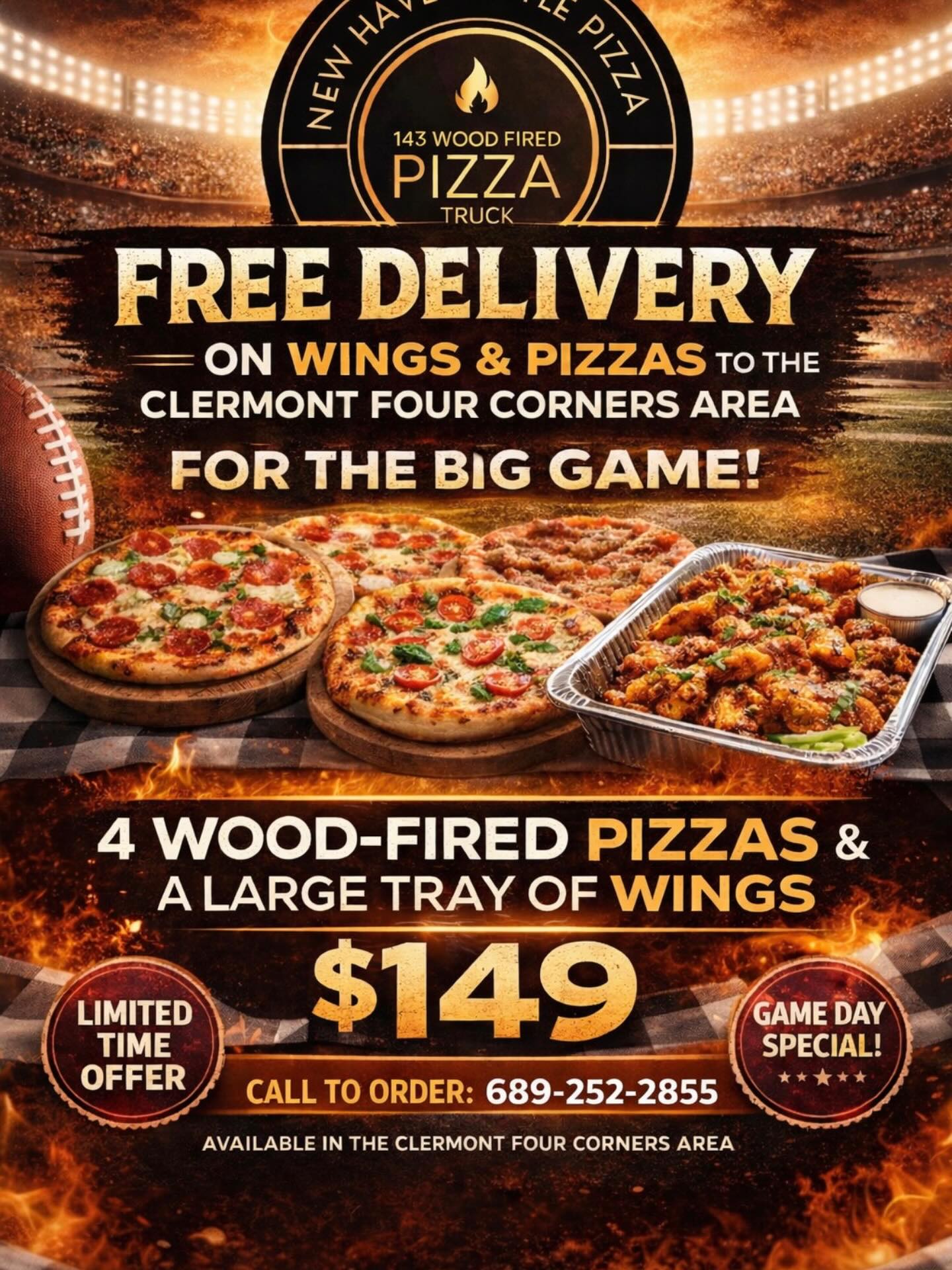143 Wood Fired Pizza Truck & Catering | Orlando FL