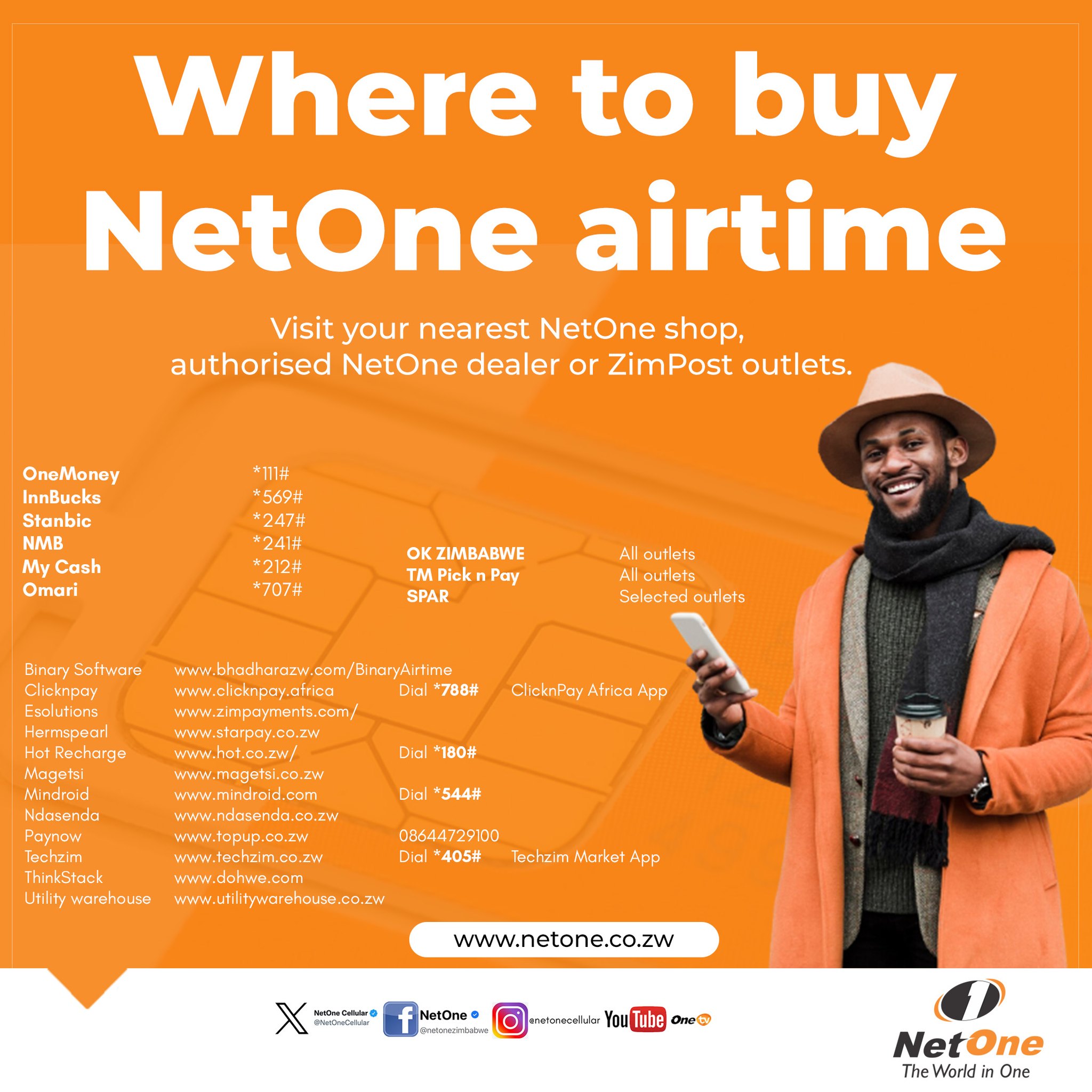 NetOne - Unlock a world of connectivity with NetOne USD... | Facebook