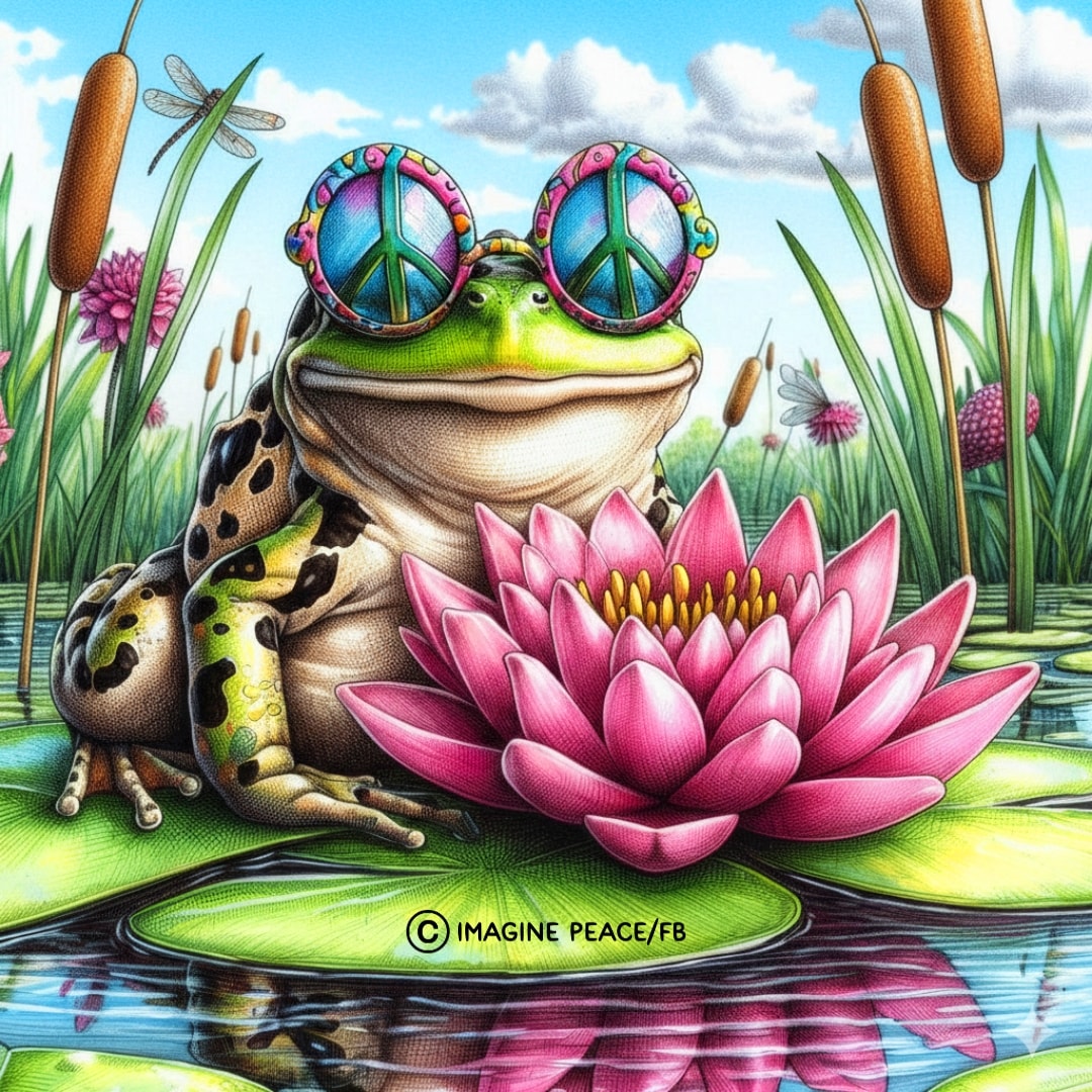Imagine Peace - Hoping your day is toad-ally awesome 🐸 | Facebook