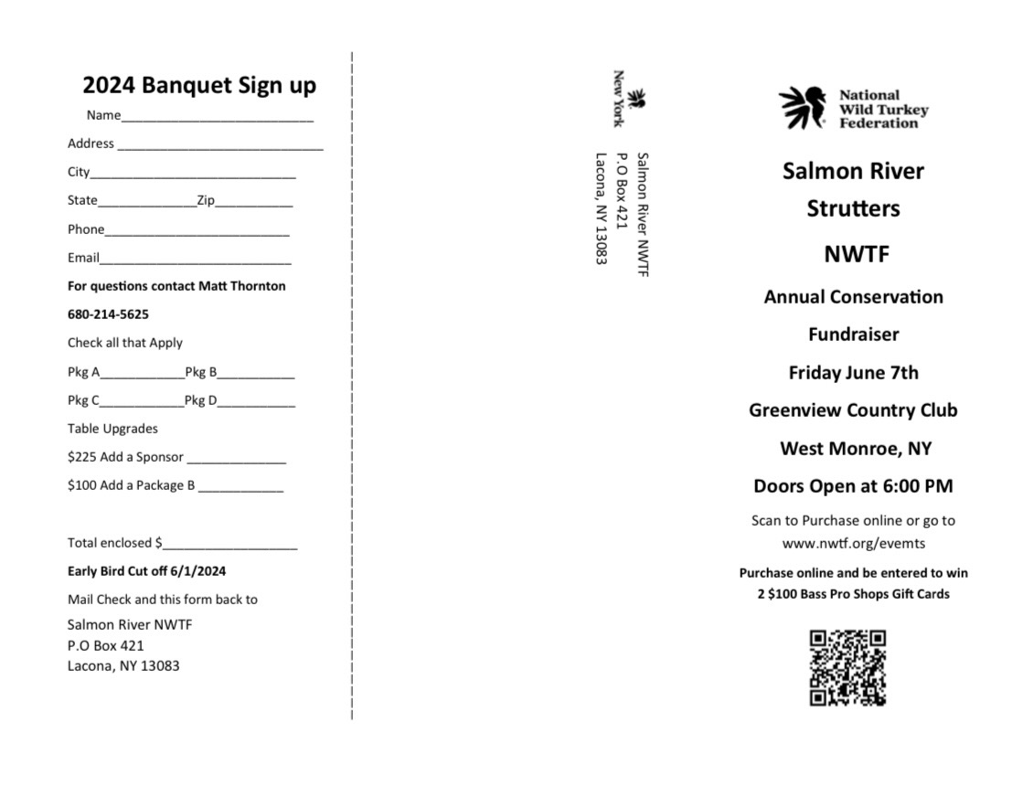 Salmon River Strutters Chapter NWTF | Mexico NY