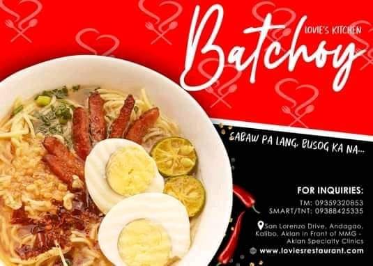 Lovie's - BATSOY Batsoy is a noodle soup made with pork offal, crushed ...