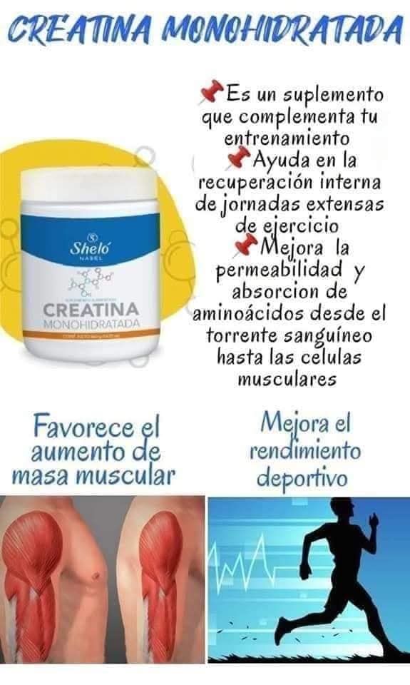 l-carnitina shelo nabel para que sirve 💪🏋️‍♂️ 𝘾𝙍𝙀𝘼𝙏𝙄𝙉𝘼 𝙈𝙊𝙉𝙊𝙃𝙄𝘿𝙍𝘼𝙏A𝘿𝘼🏋️‍♂️💪 Sheló 💙 ¿ 𝘗𝘢𝘳𝘢 𝘲𝘶é 𝘴𝘪𝘳𝘷𝘦 𝘭𝘢 𝘤𝘳𝘦𝘢𝘵𝘪𝘯𝘢? La creatina es un suplemento y posee varios beneficios, siendo los principales: ✓Proporciona energía las fibras Core Champs Super Drol ghrh Qty:4 vials