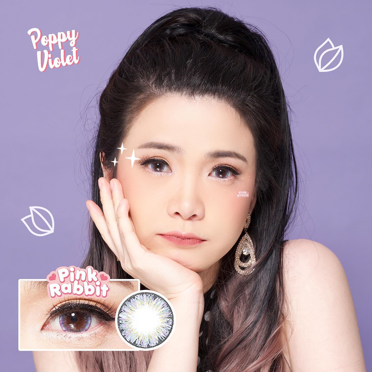 Dimana lagi bisa punya lens ungu cantik... - Pink Rabbit Lens
