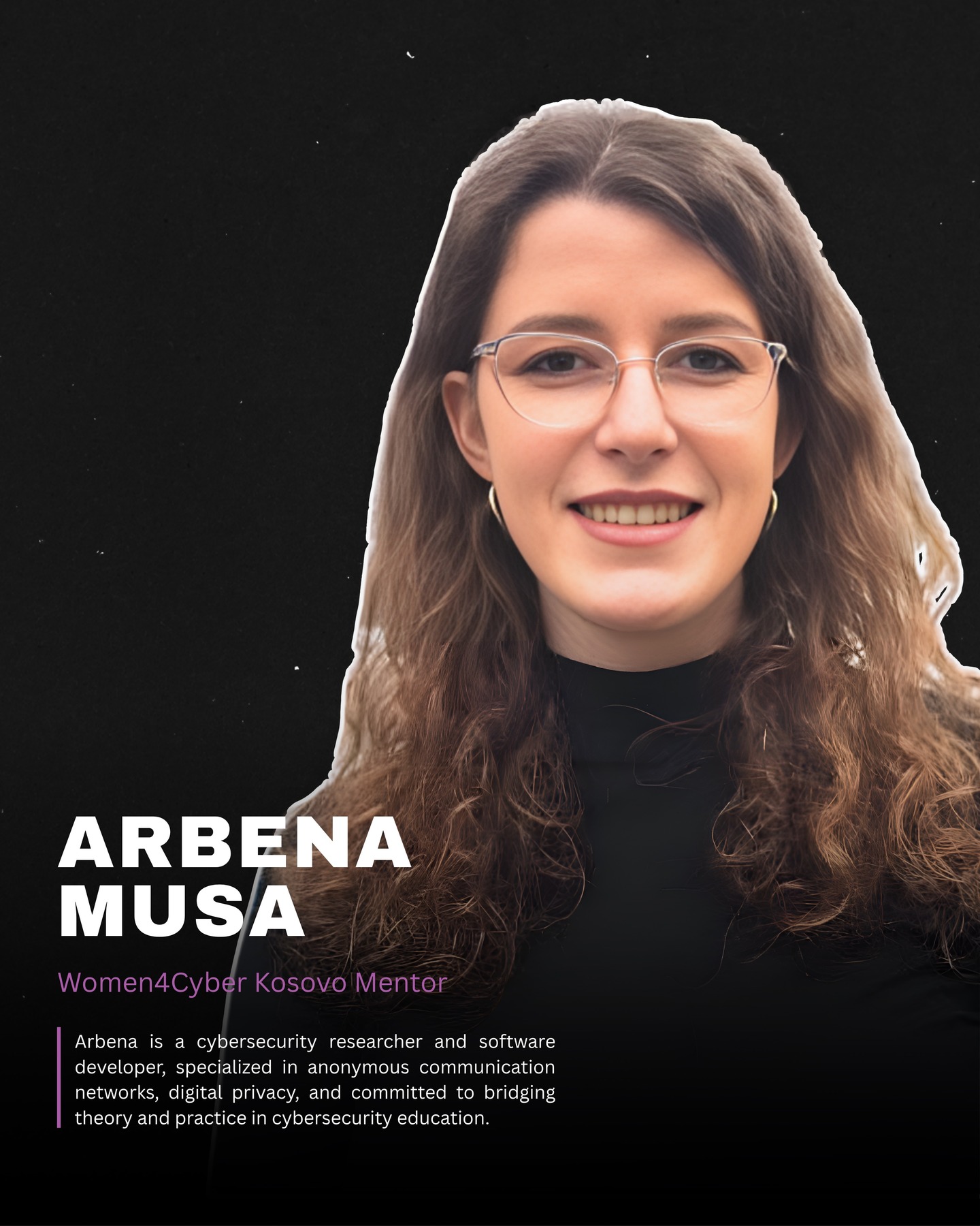 Women4Cyber - Meet Our Mentor – Arbena Musa We’re proud to introduce ...