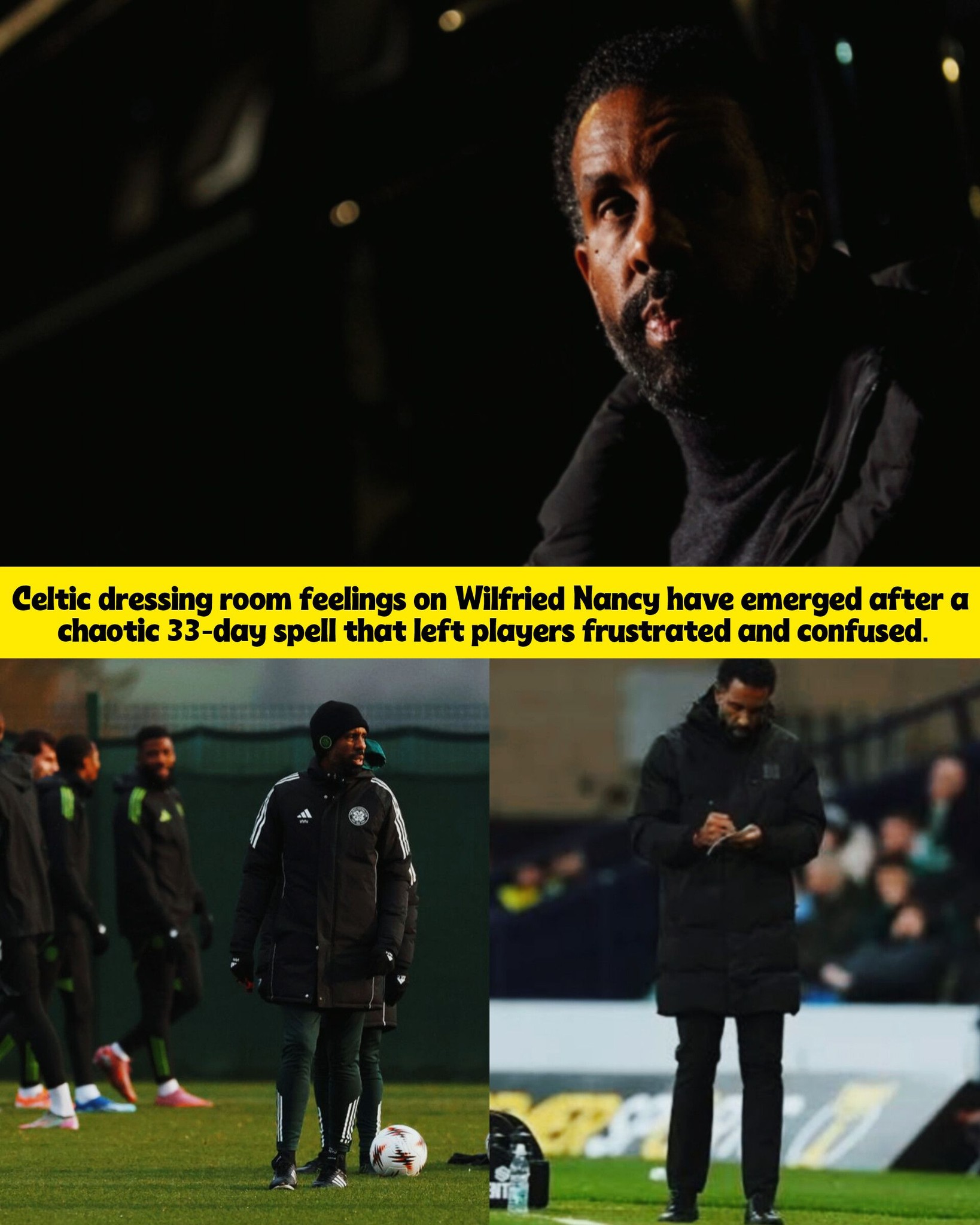 White - Celtic dressing room reactions to Wilfried Nancy have finally ...