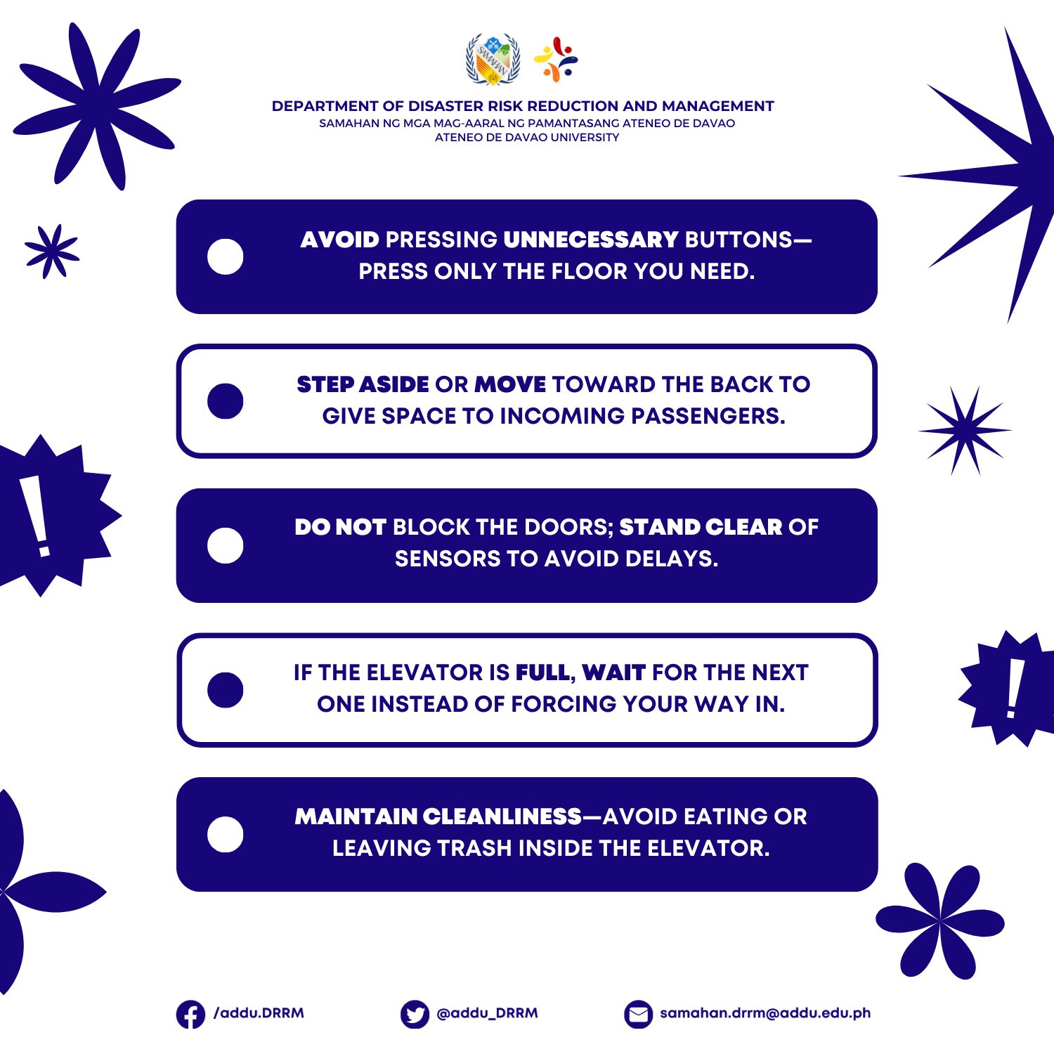 Samahan Department of Disaster Risk Reduction and Management | Davao City
