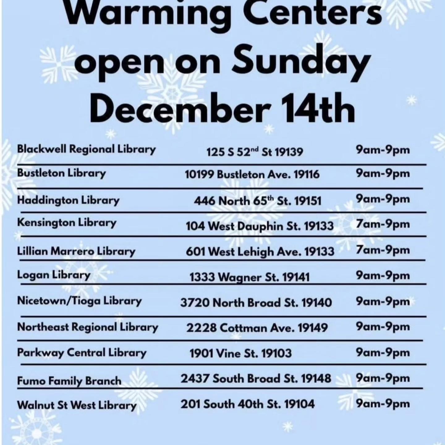 Talks - Hey Philly, if you see somebody outside during this extreme ...