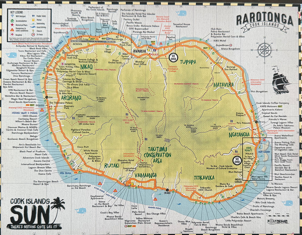 I've added this map into my Rarotonga... - Blogger at Large | Facebook
