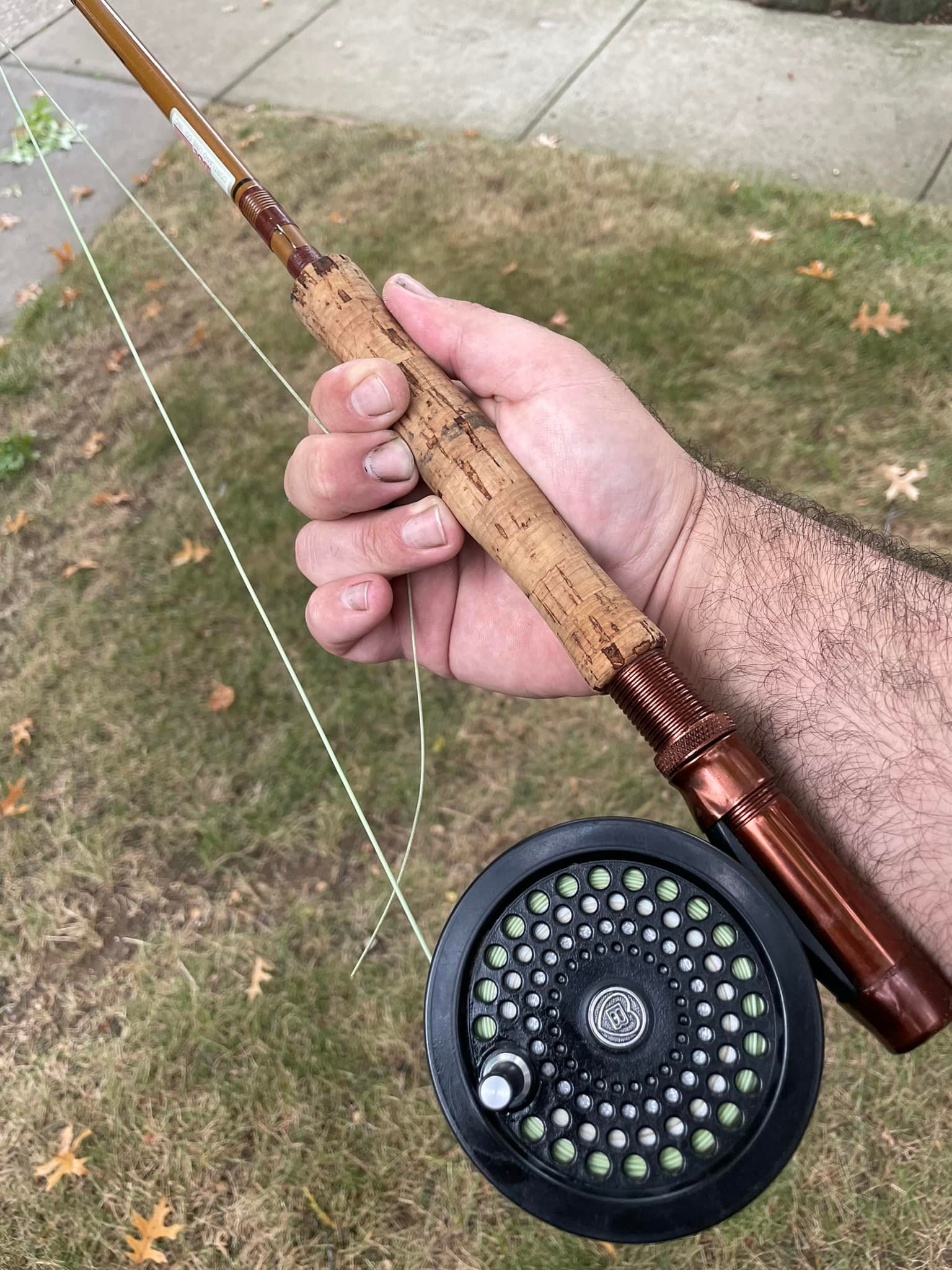 cnc machined aluminum fly reel Wild Water FORTIS 3/4 Weight Fishing heavy current CHEEKY Preload 2 350 rod_reel_style__Downrigger Copper Combos:200' Convector 45L - Rod and Reel