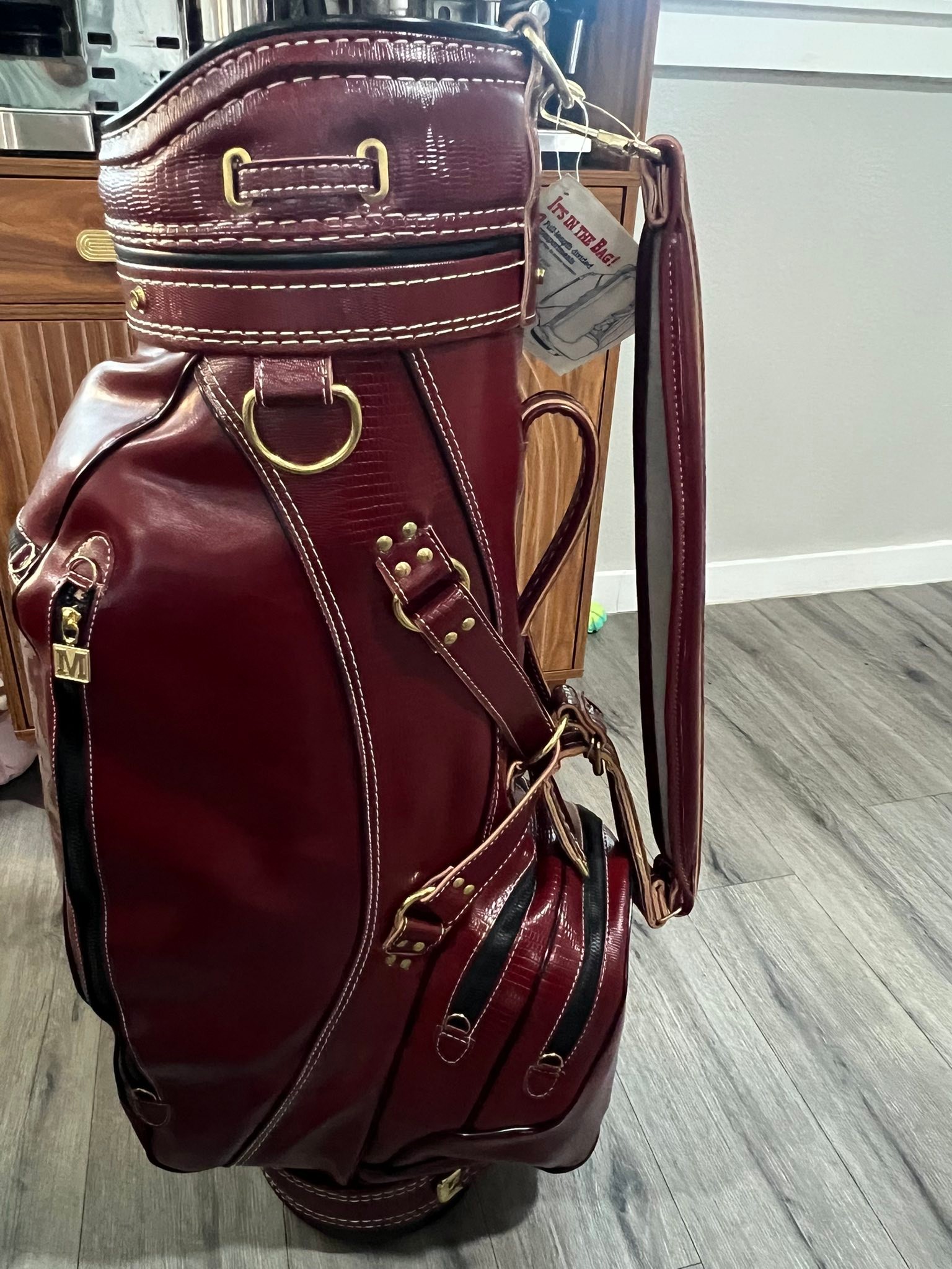 This is a Vintage Miller Pro Model Golf bag