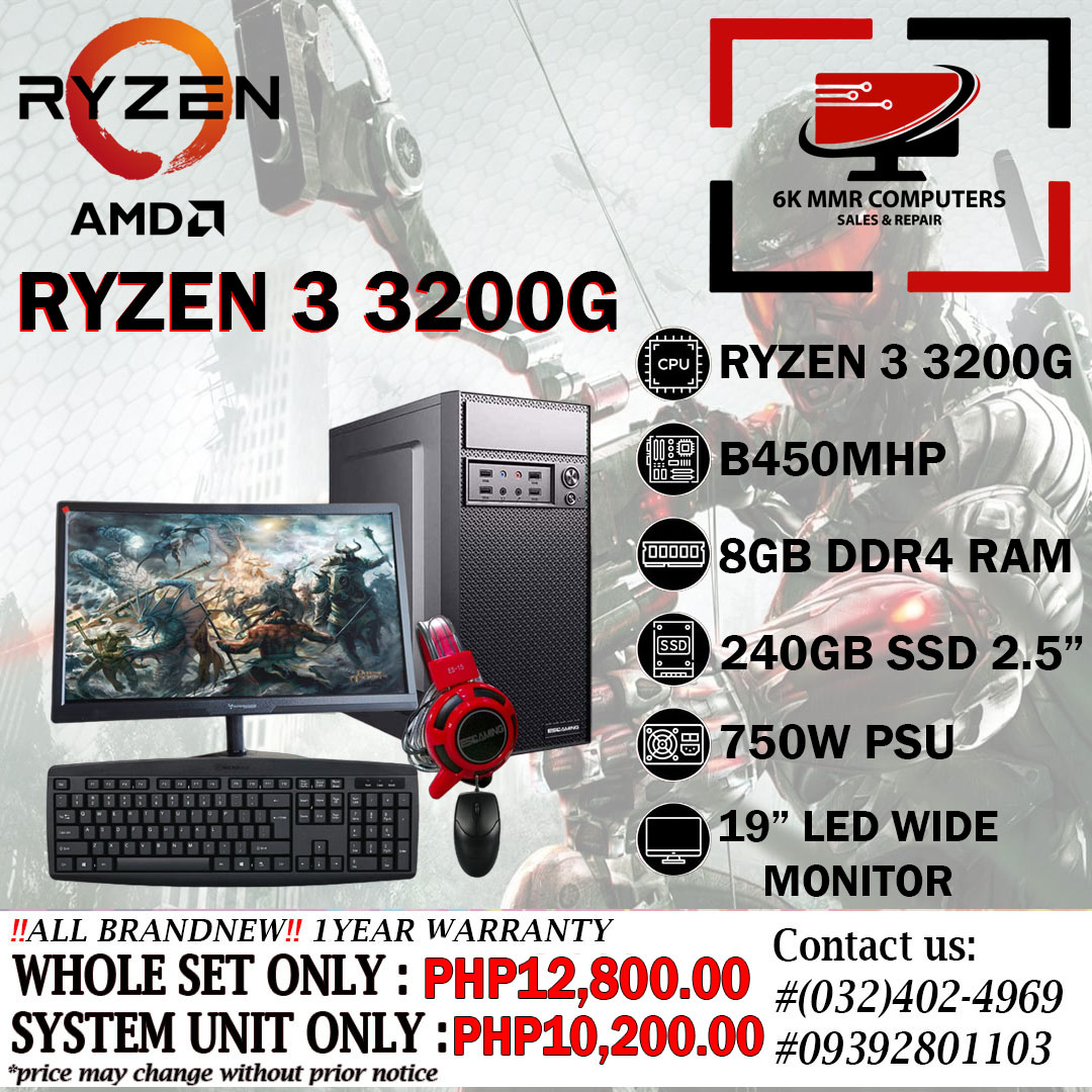 💥BRANDNEW RYZEN 3 3200G... - 6K MMR Computer's Toledo | Facebook