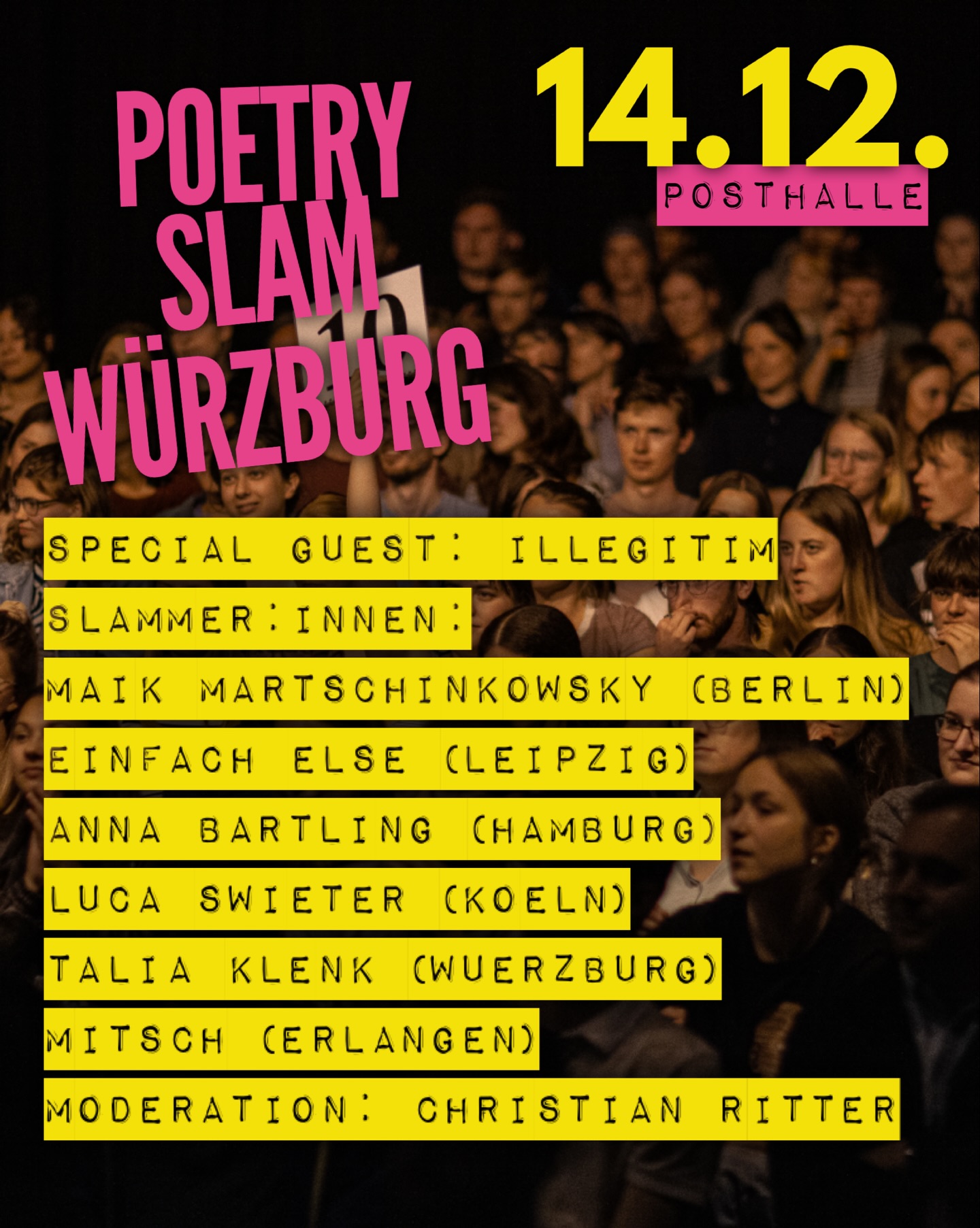 Poetry Slam Würzburg - Lange stand z.B. kein Slam-Team mehr bei uns auf ...