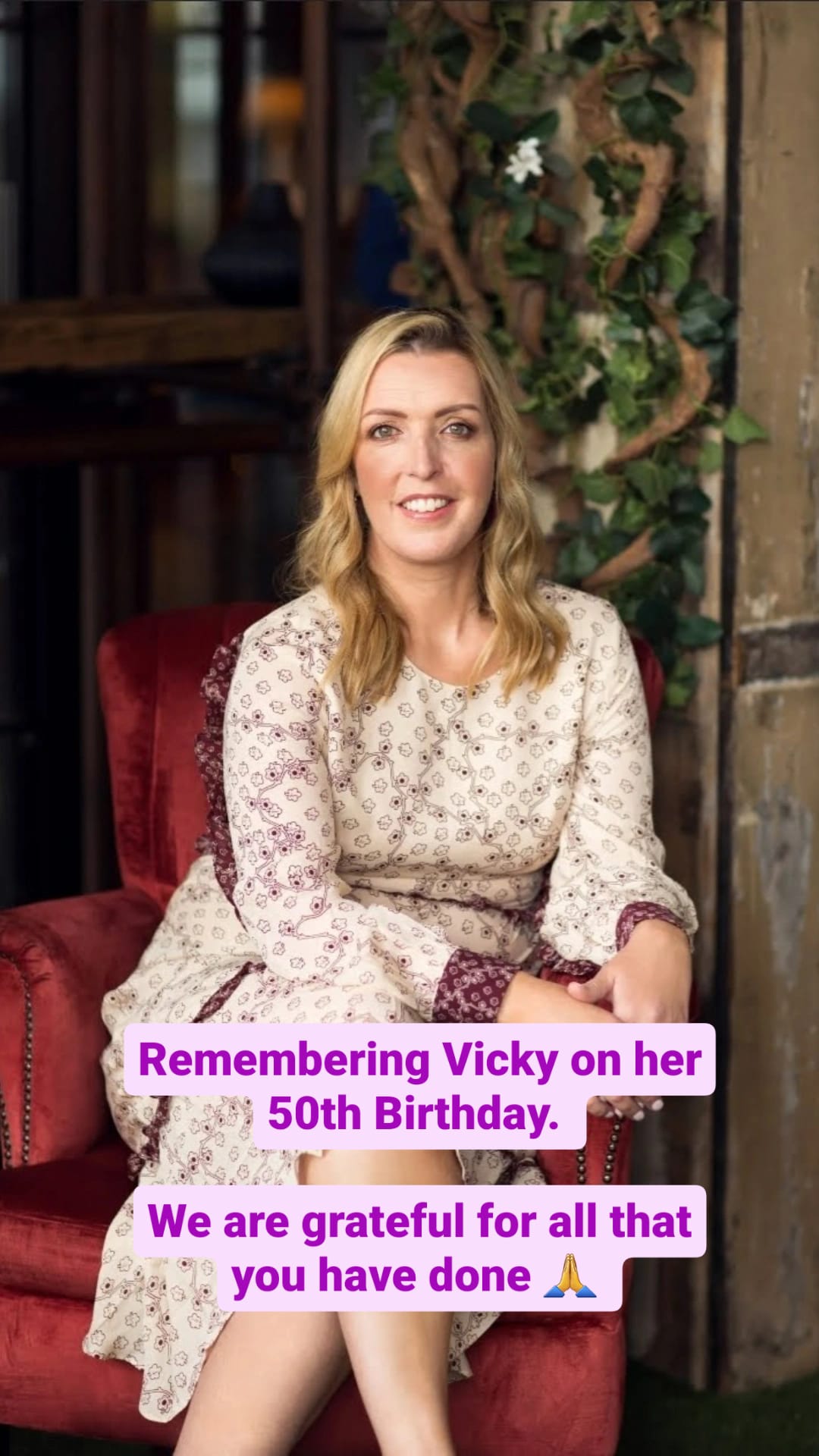 Vicky's Tribe - Remembering Vicky on her 50th Birthday.... | Facebook