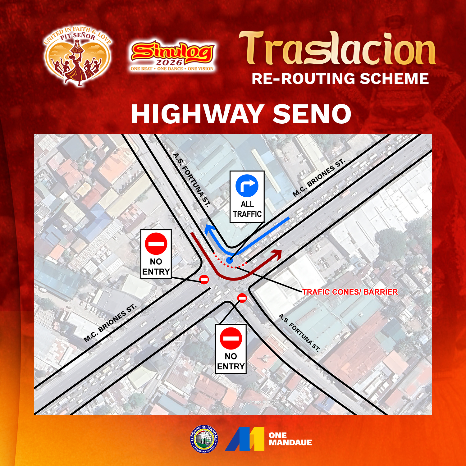 Mandaue - TRAFFIC ADVISORY | TRASLACION 2026 Please be guided on the ...