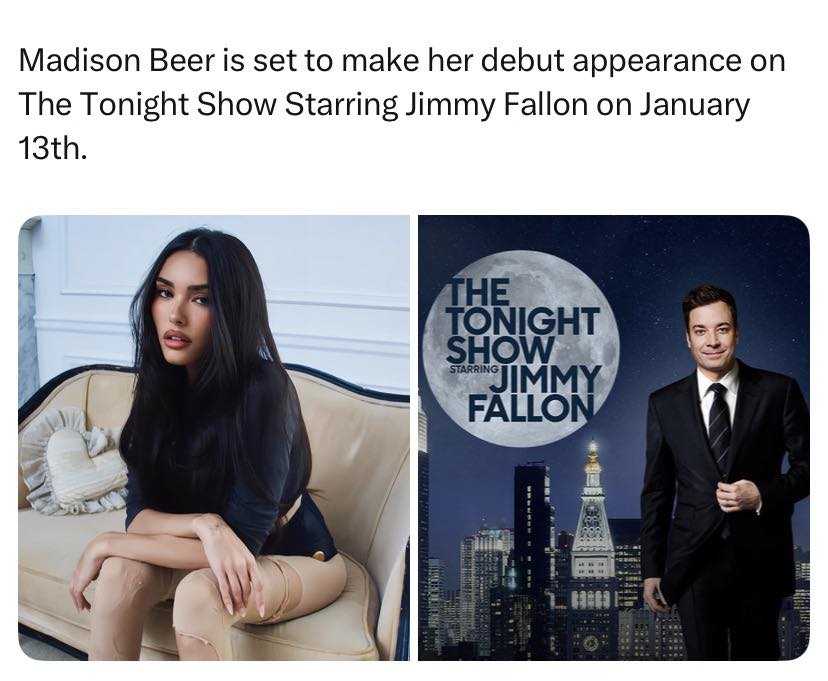 Main - Madison Beer is set to make her debut appearance on The Tonight ...