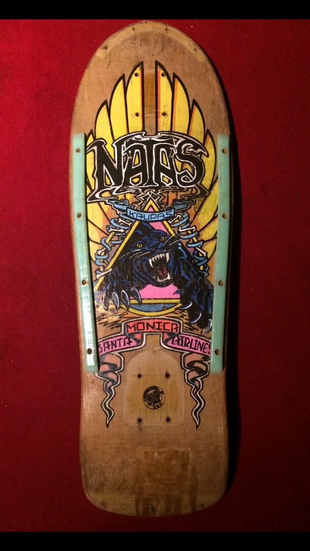 Vintage Santa Monica Airlines skateboard