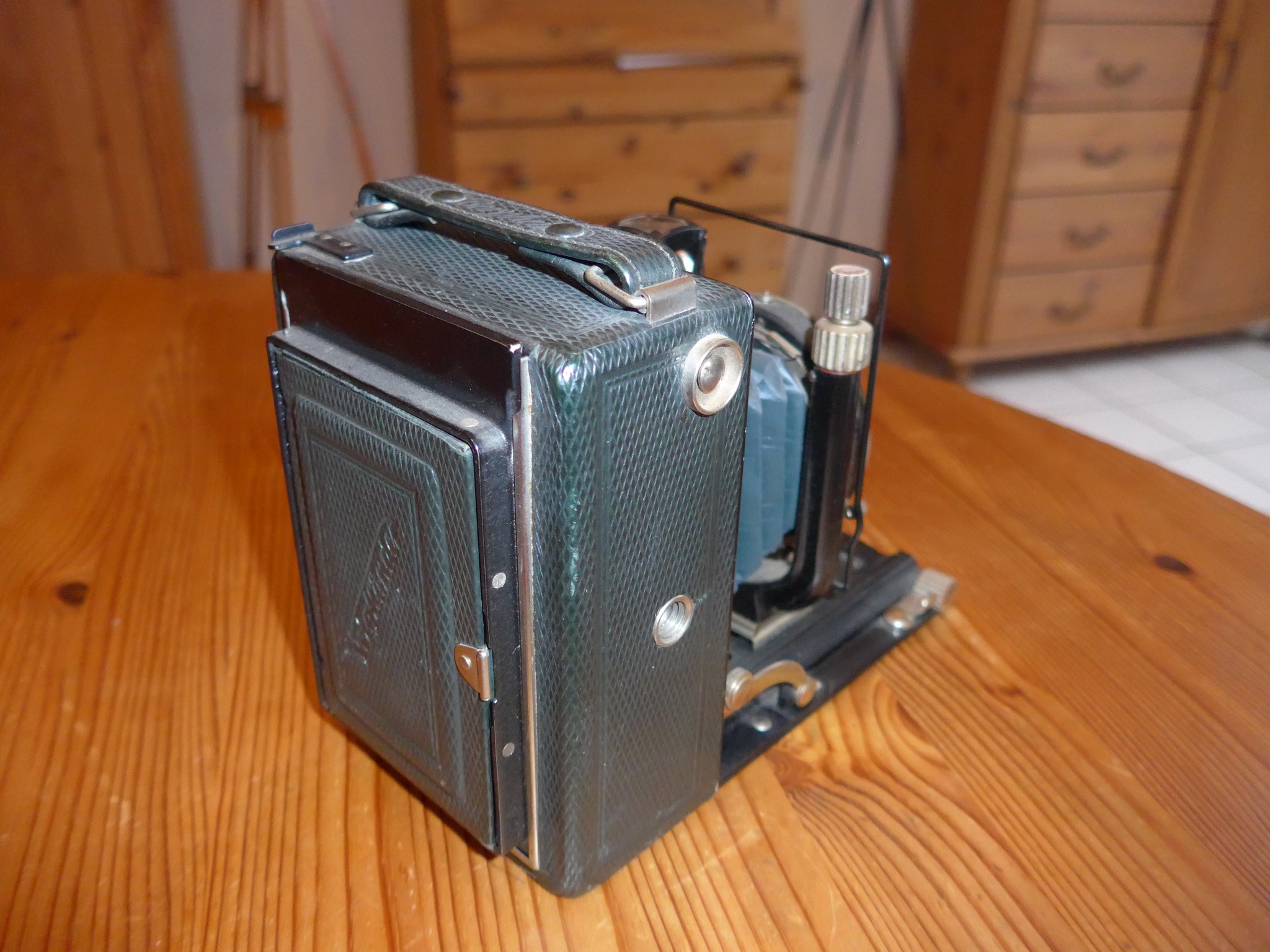 Voigtlander 10x15cm camera with rare Bergheil Heliar lens