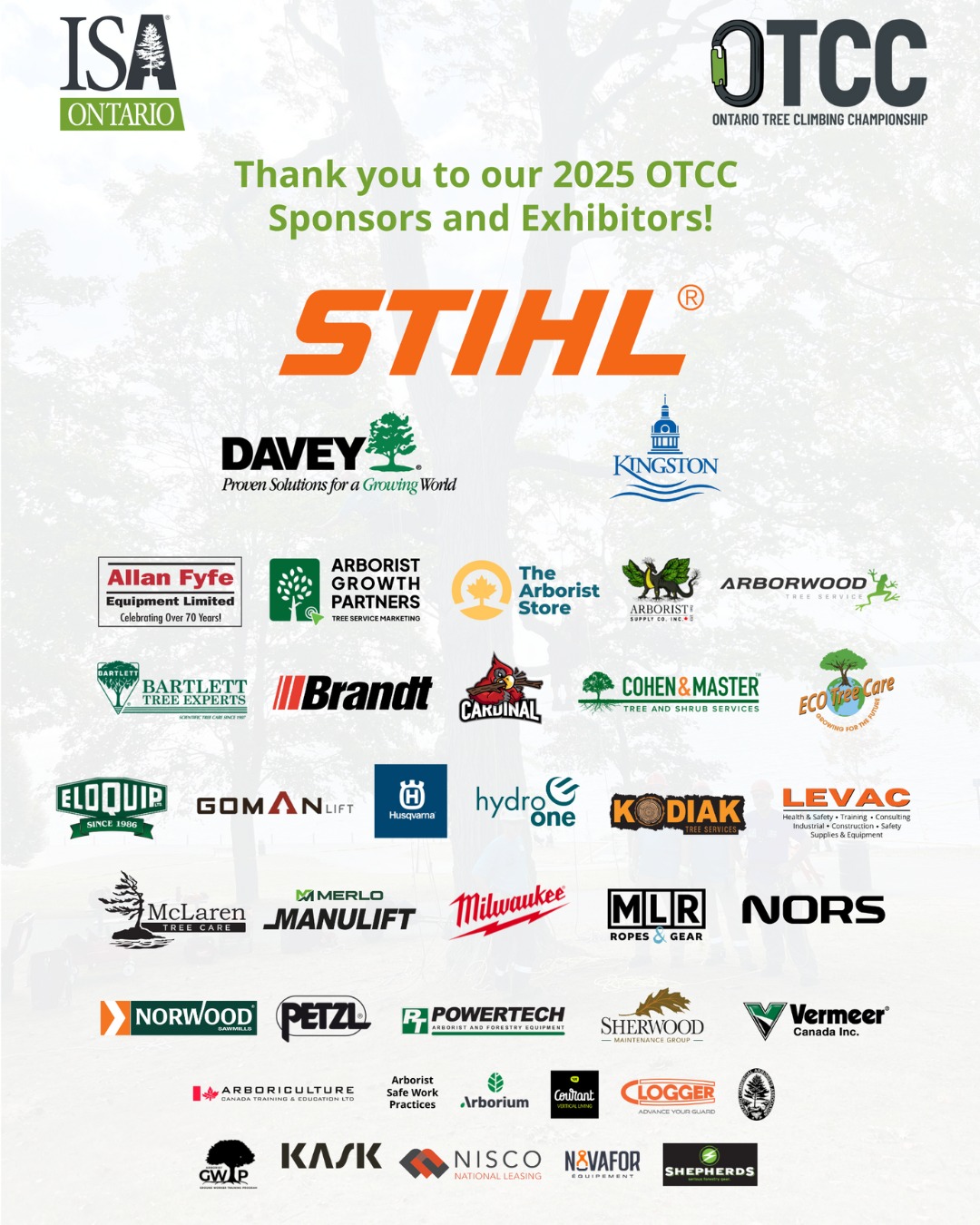 Ontario Tree Climbing Championship | Milton ON