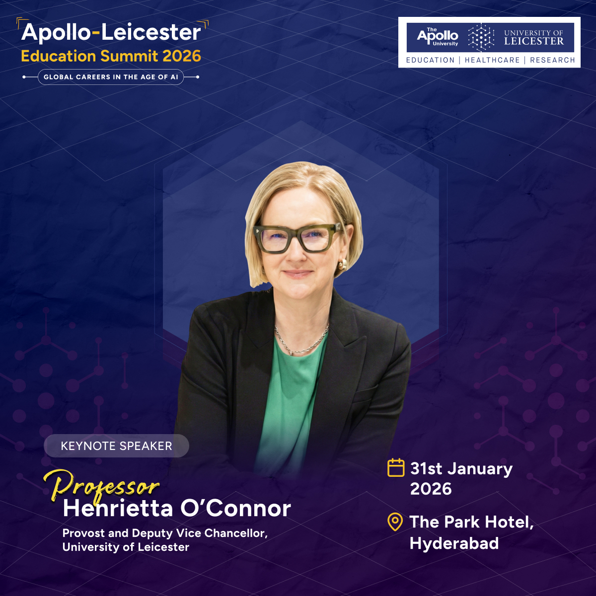 Apollo - We’re honoured to welcome Prof. Henrietta O’Connor (Provost ...