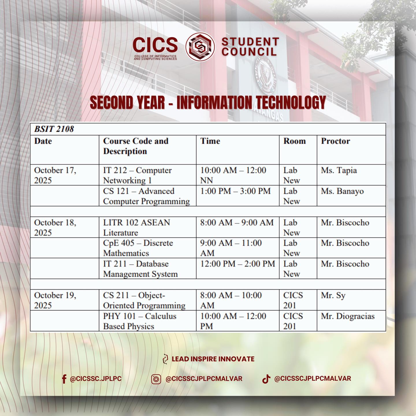 College of Informatics and Computing Sciences Student Council added a ...