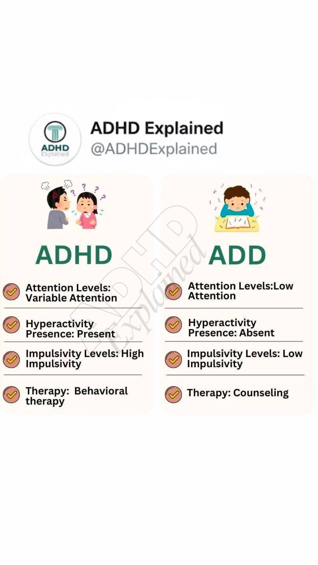 ADHD Explained - ## ADHD vs ADD: What the Labels Never... | Facebook