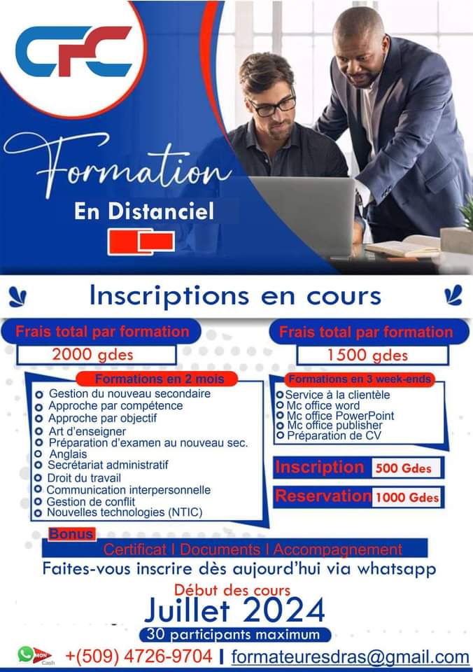 Centre de Formation Continue | Jacmel