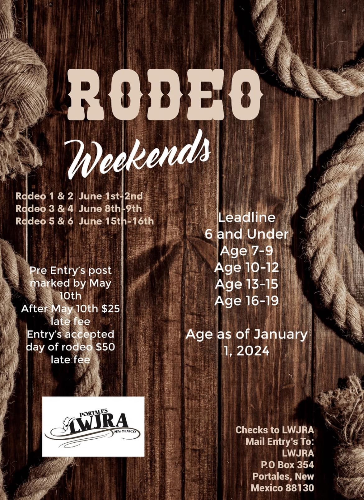 Eddy County Jr. Rodeo Association | Little Wranglers Junior Rodeo ...