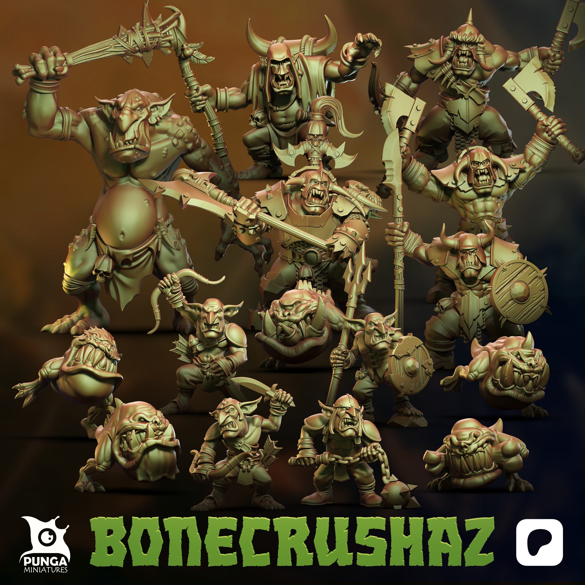 Punga - Bonecrushaz Orc's warband - Punga's July release for the ...