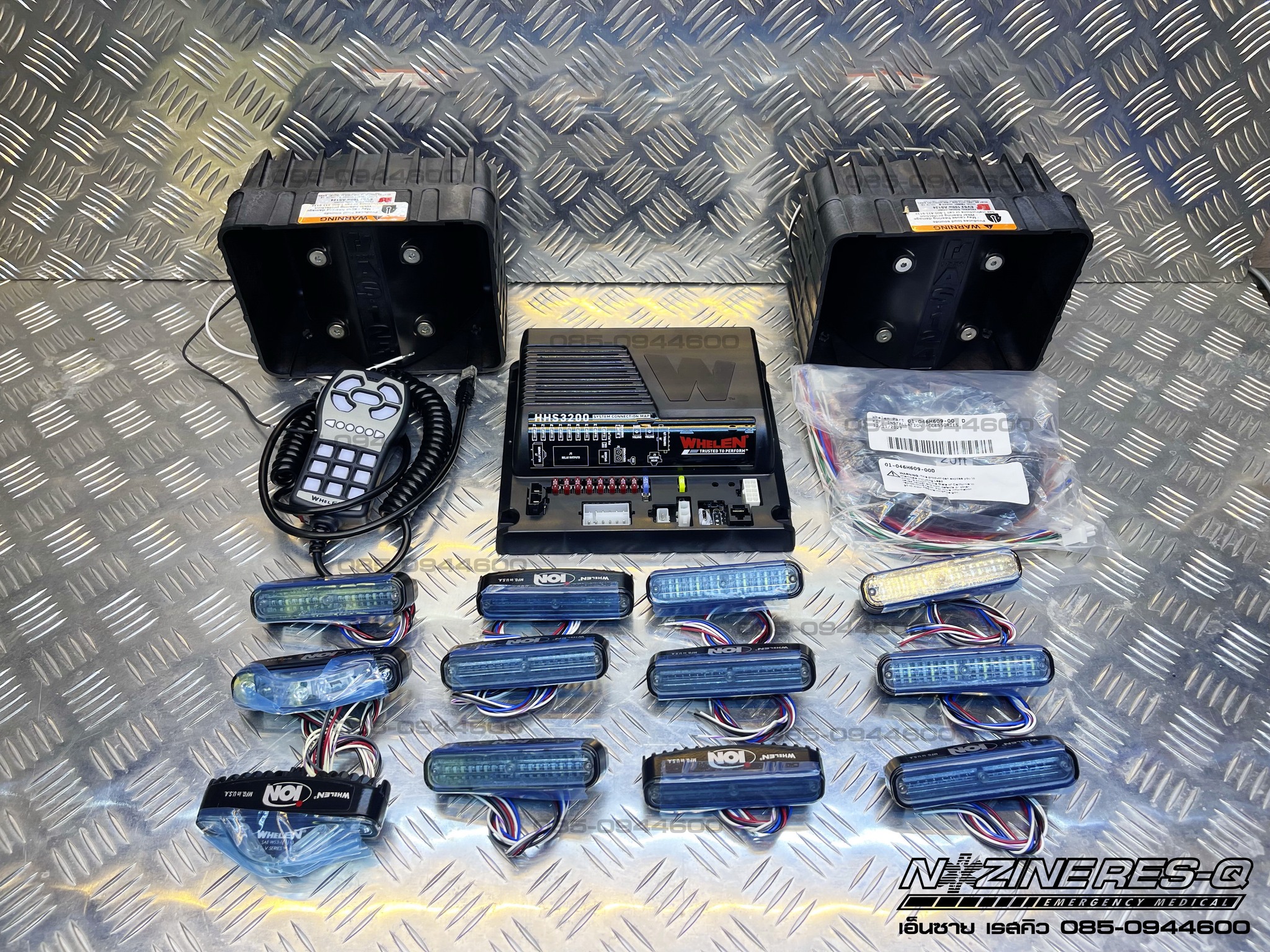 WHELEN ion trio usa. สีแดง ขาว น้ำเงิน WHELEN ion v series usa. สีแดง ...