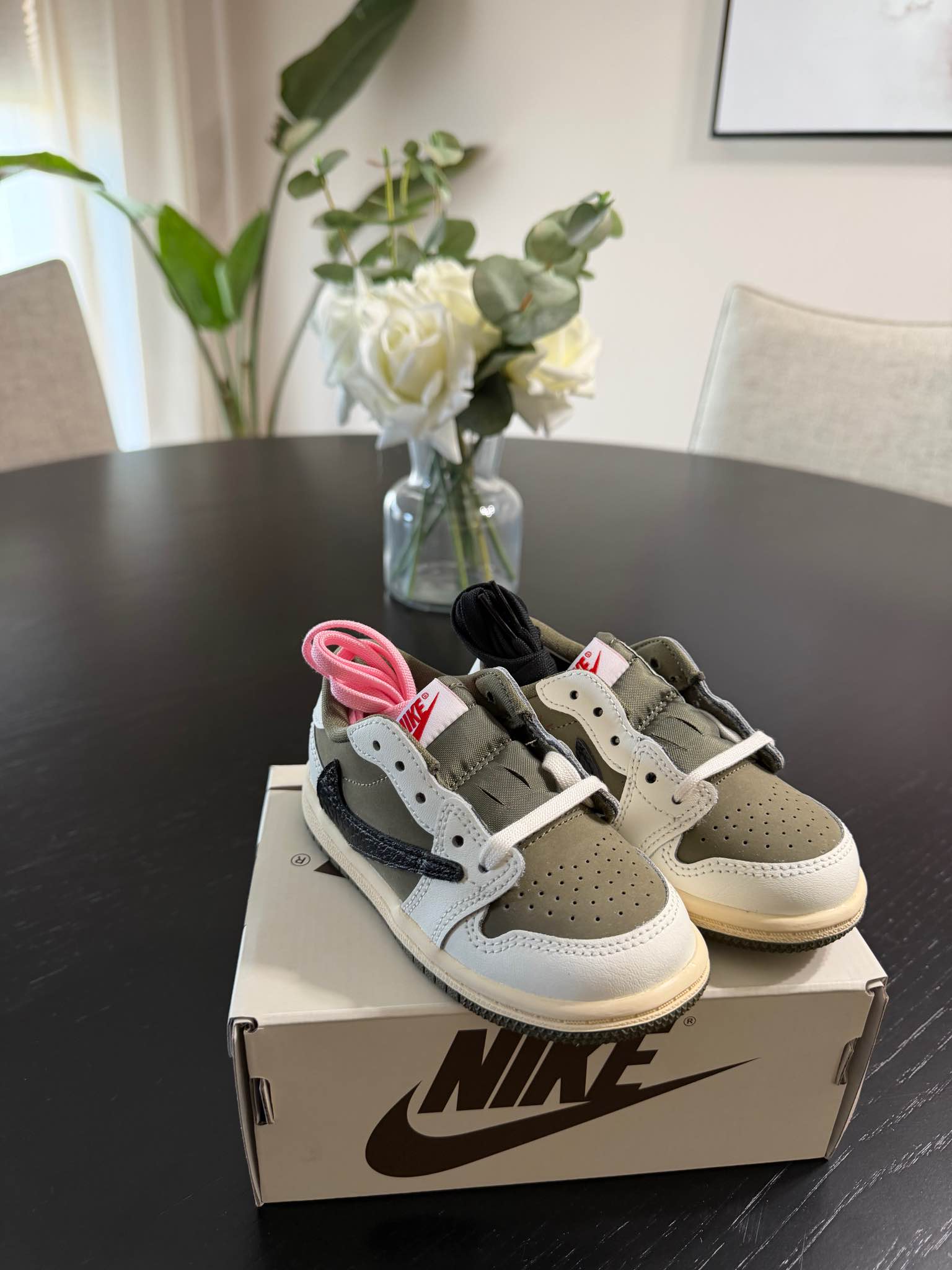 Jordan 1 Low OG SP (TD) – Medium Olive (Size 7C) - Newborn & Baby Shoes ...