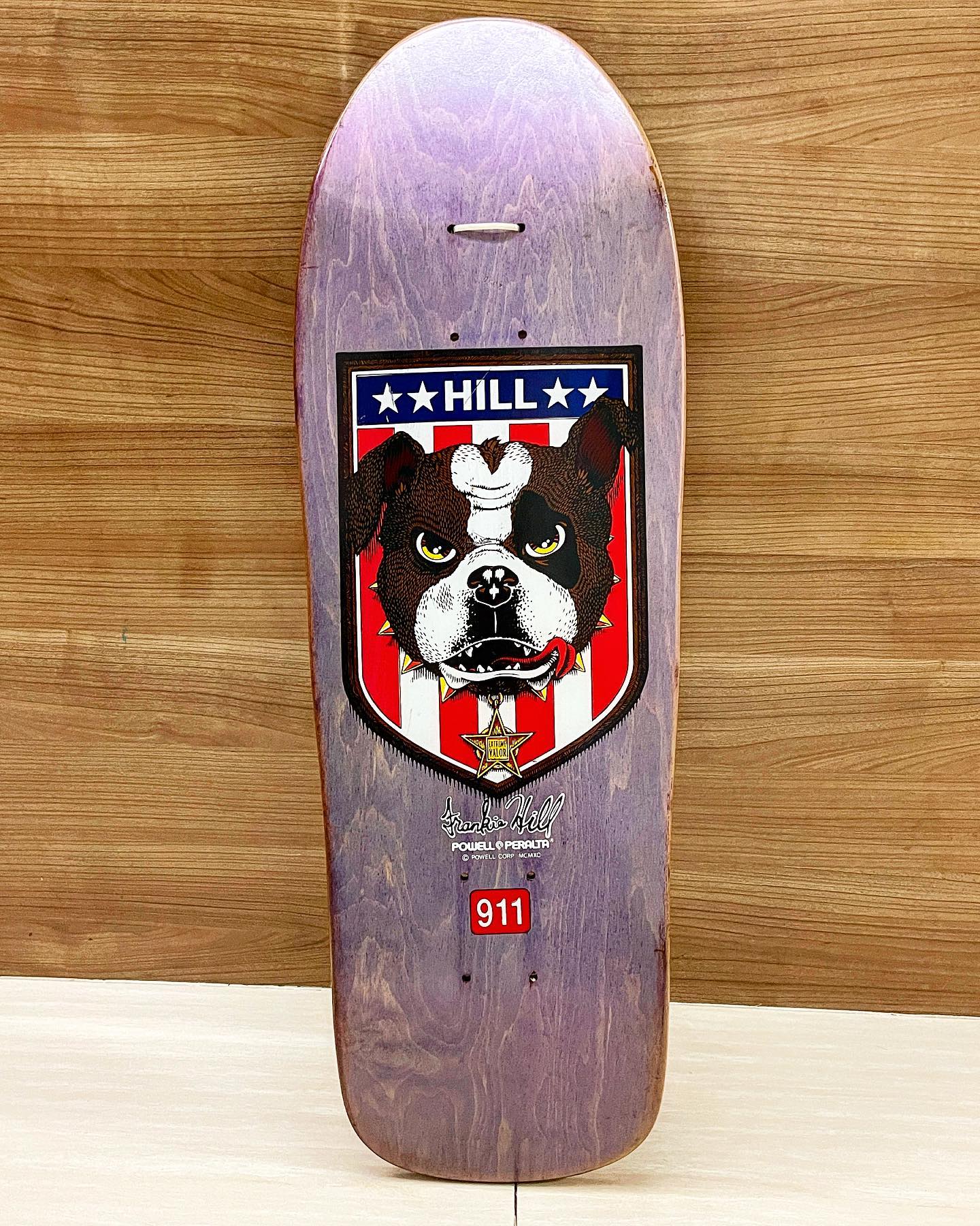 What 90s skateboard had a giant joint character design?