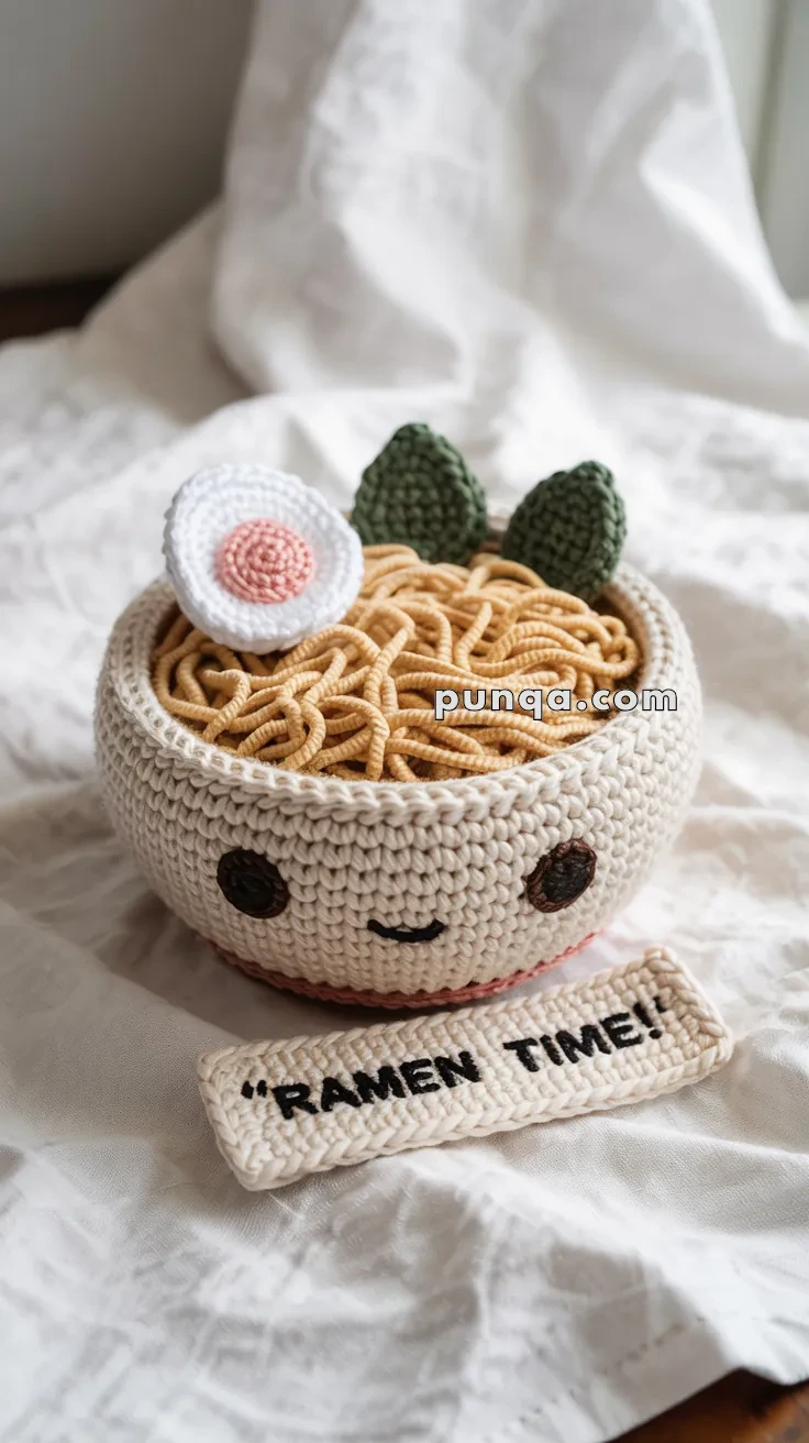 Punqa - https://punqa.com/free-amigurumi-ramen-bowl-crochet-pattern ...