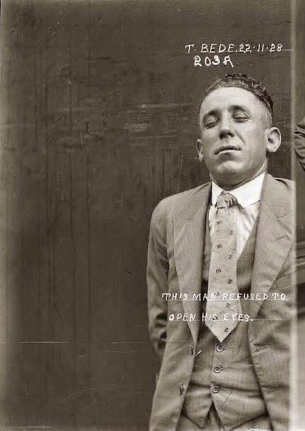 I Grew - #OnThisDay 22 November 1928, Thomas Bede’s mugshot taken at ...