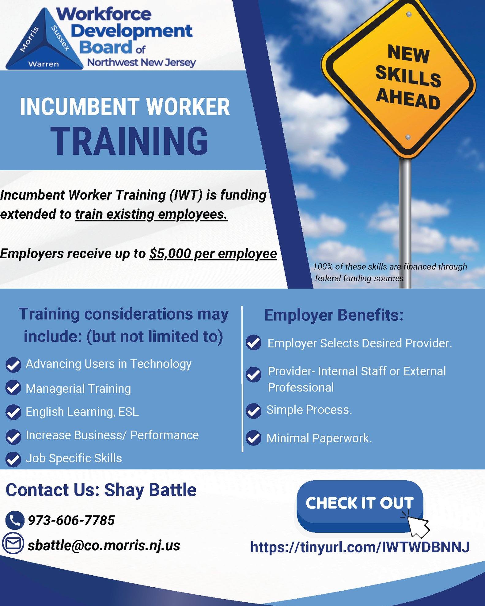 Workforce Development Board of Northwest New Jersey | Morris Plains NJ