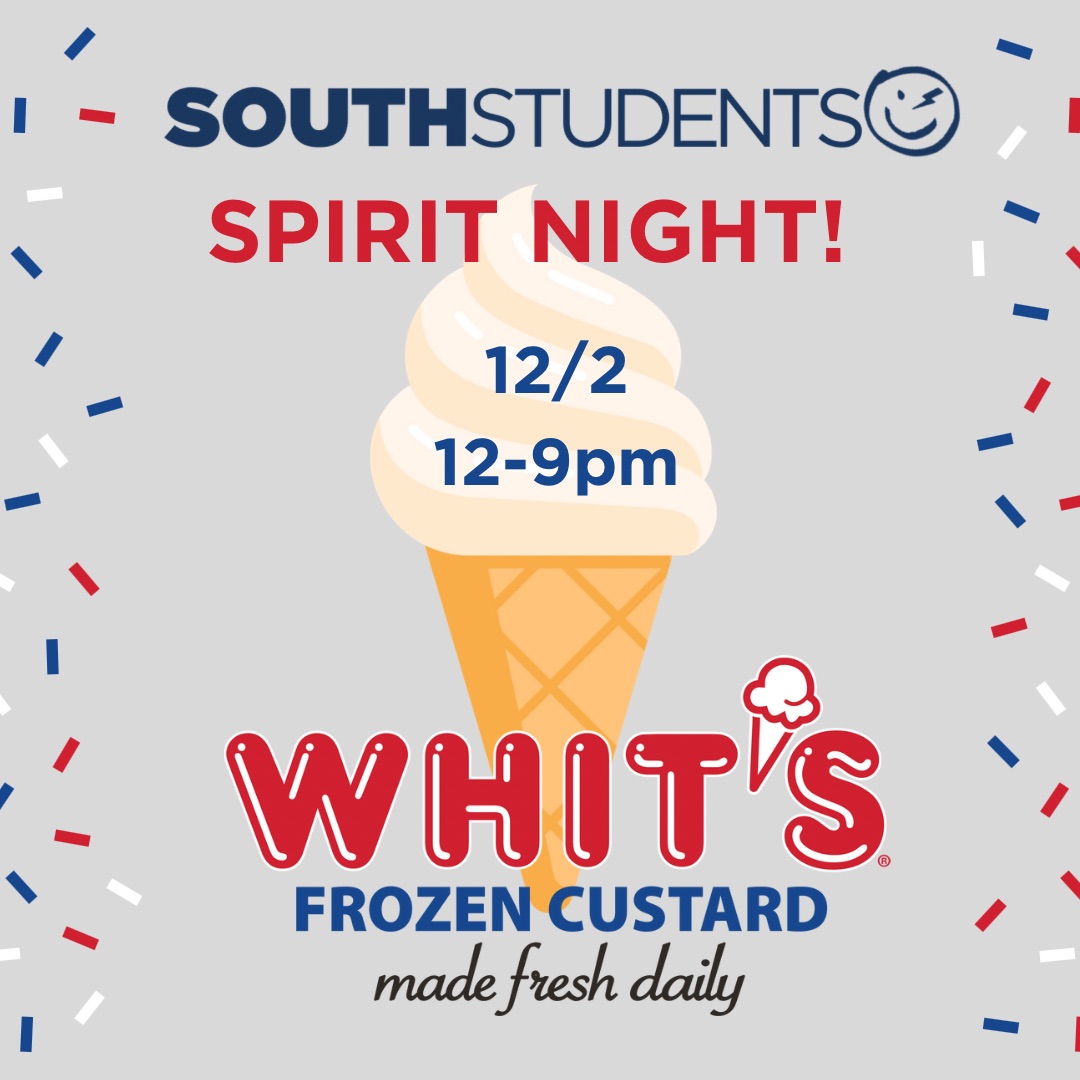 Spirit Night at Whit’s for South Students!