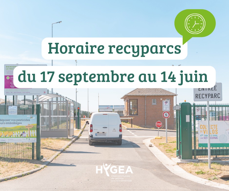 [INFO HYGEA] ⏱️ Changement d'horaire... - Ville de Soignies | Facebook