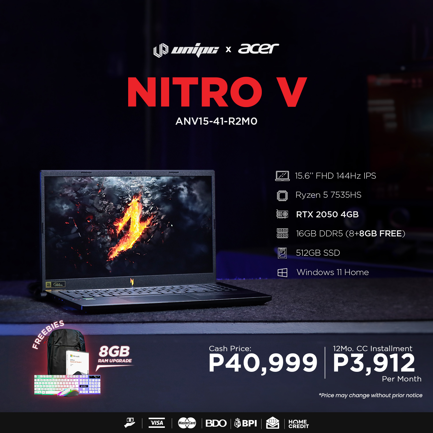 UniPC Cebu - Step up your gaming experience with the Acer...