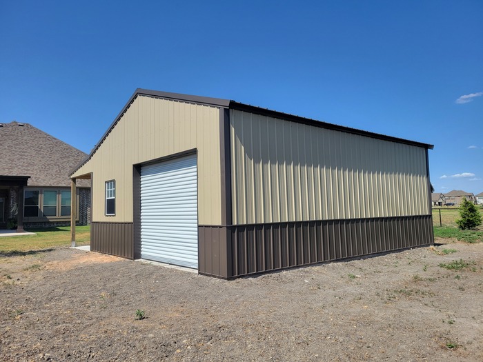 24x28 open span pole barn!... - Texwin Metal Buildings | Facebook