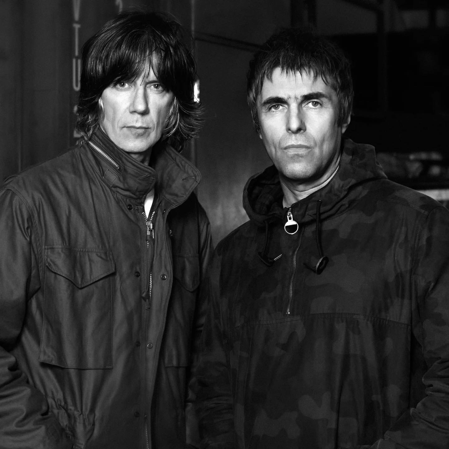 Liam Gallagher/John Squire Tシャツ ネイビー XL Liam Gallagher/John