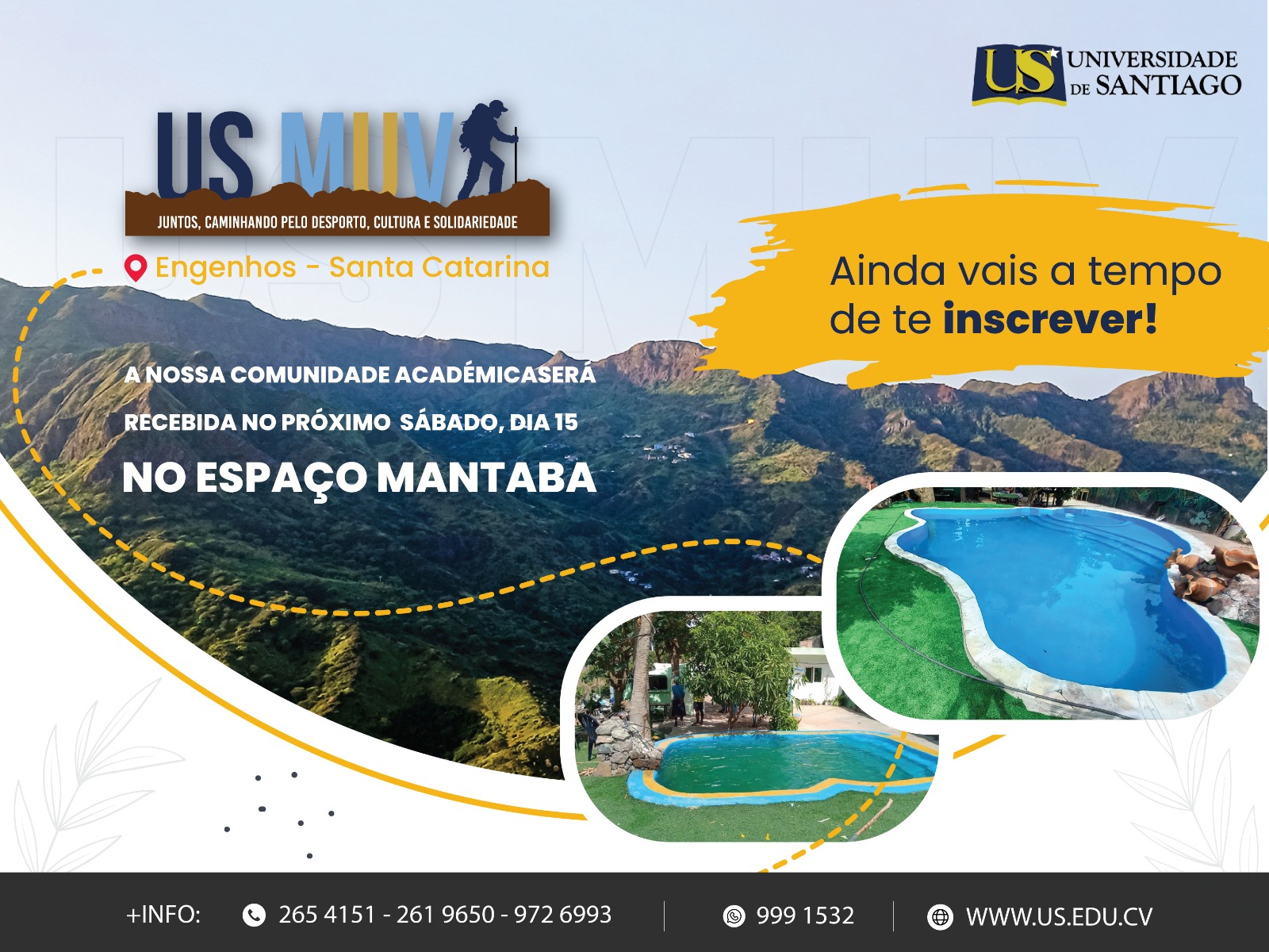 MUV – ENGENHOS... - Universidade de Santiago - Cabo Verde | Facebook