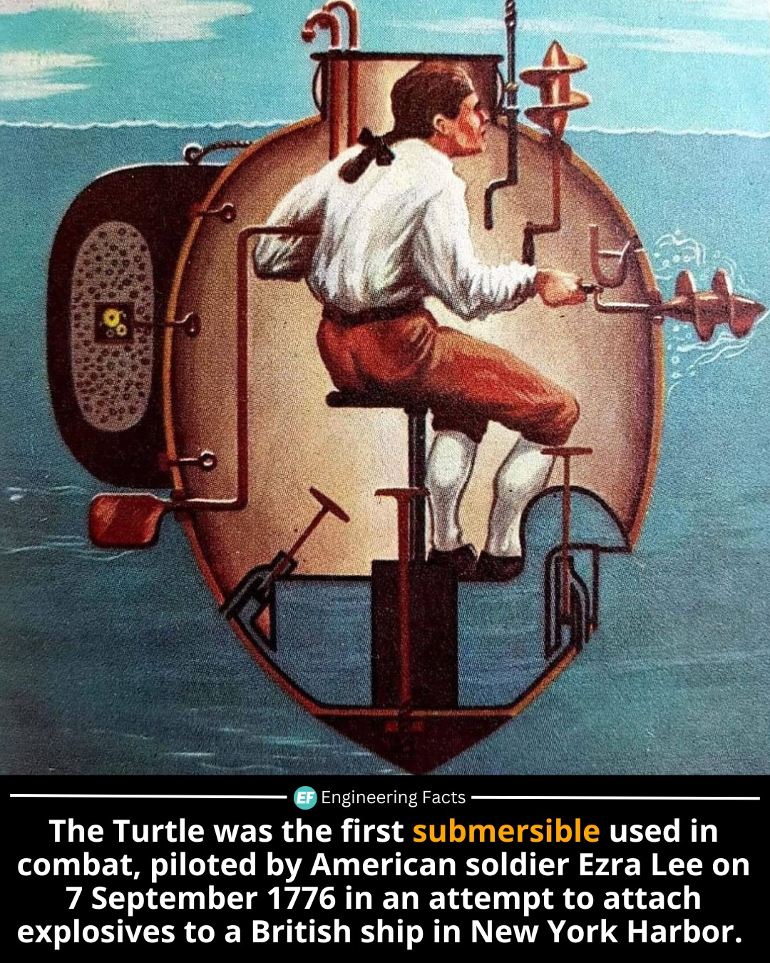 The Turtle, built by American inventor... - Engineering Facts | Facebook