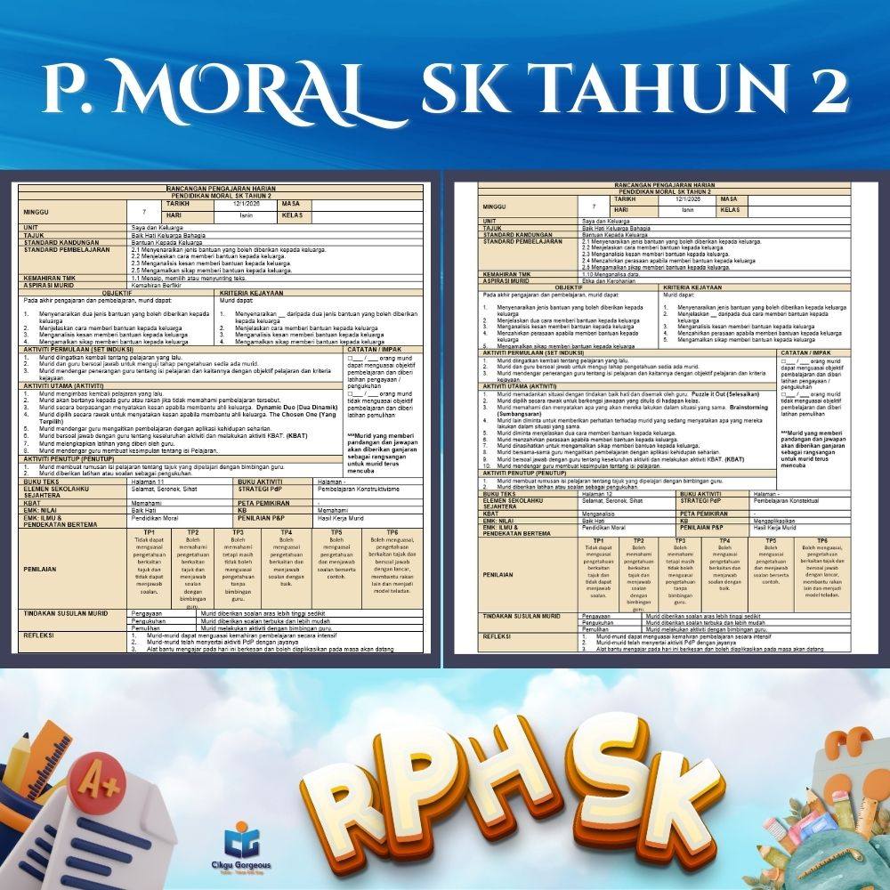 Teacher Collection - Koleksi TERBAIK Rancangan Pengajaran Harian (RPH ...