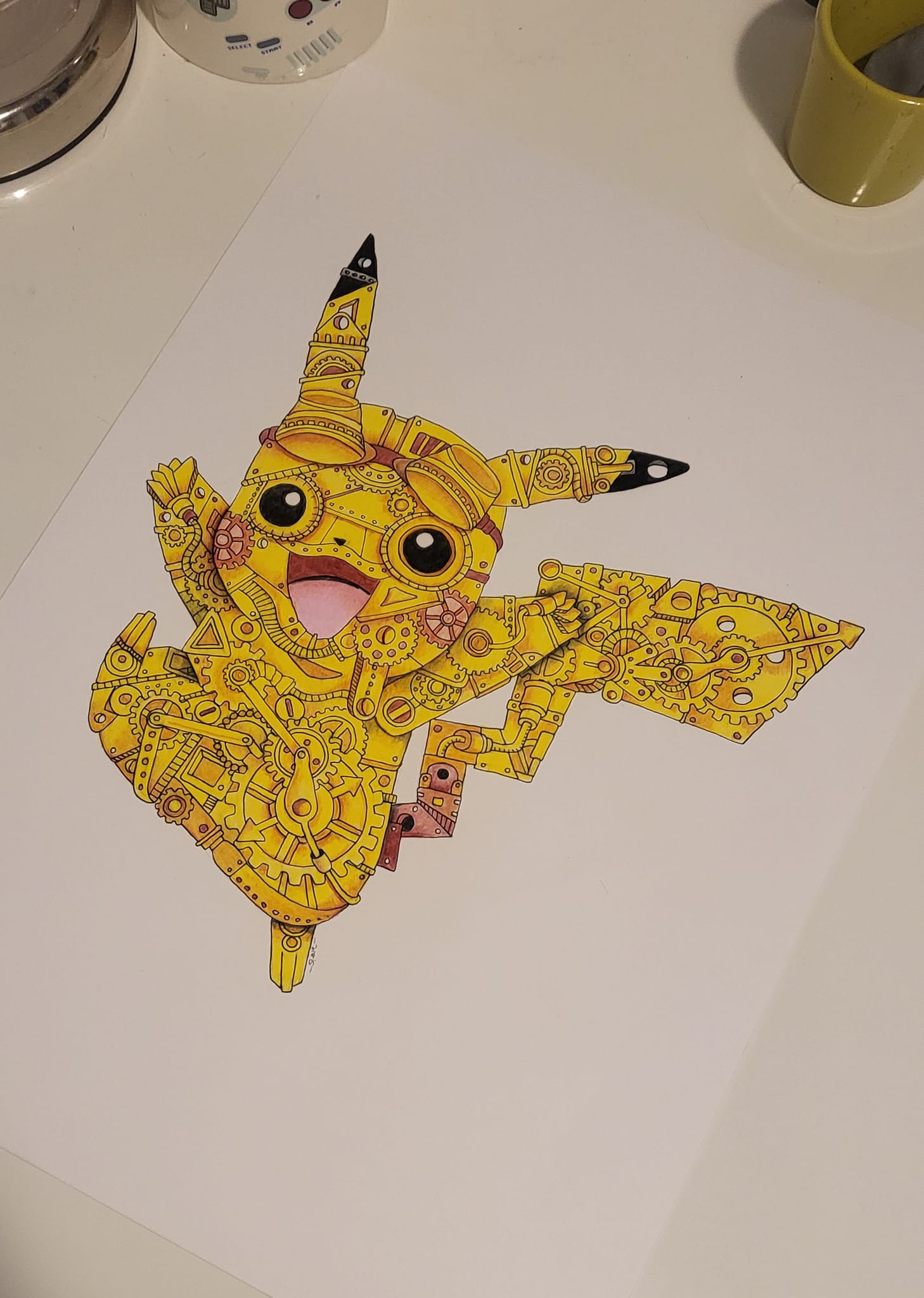 Limited edition pokemon pikachu art print