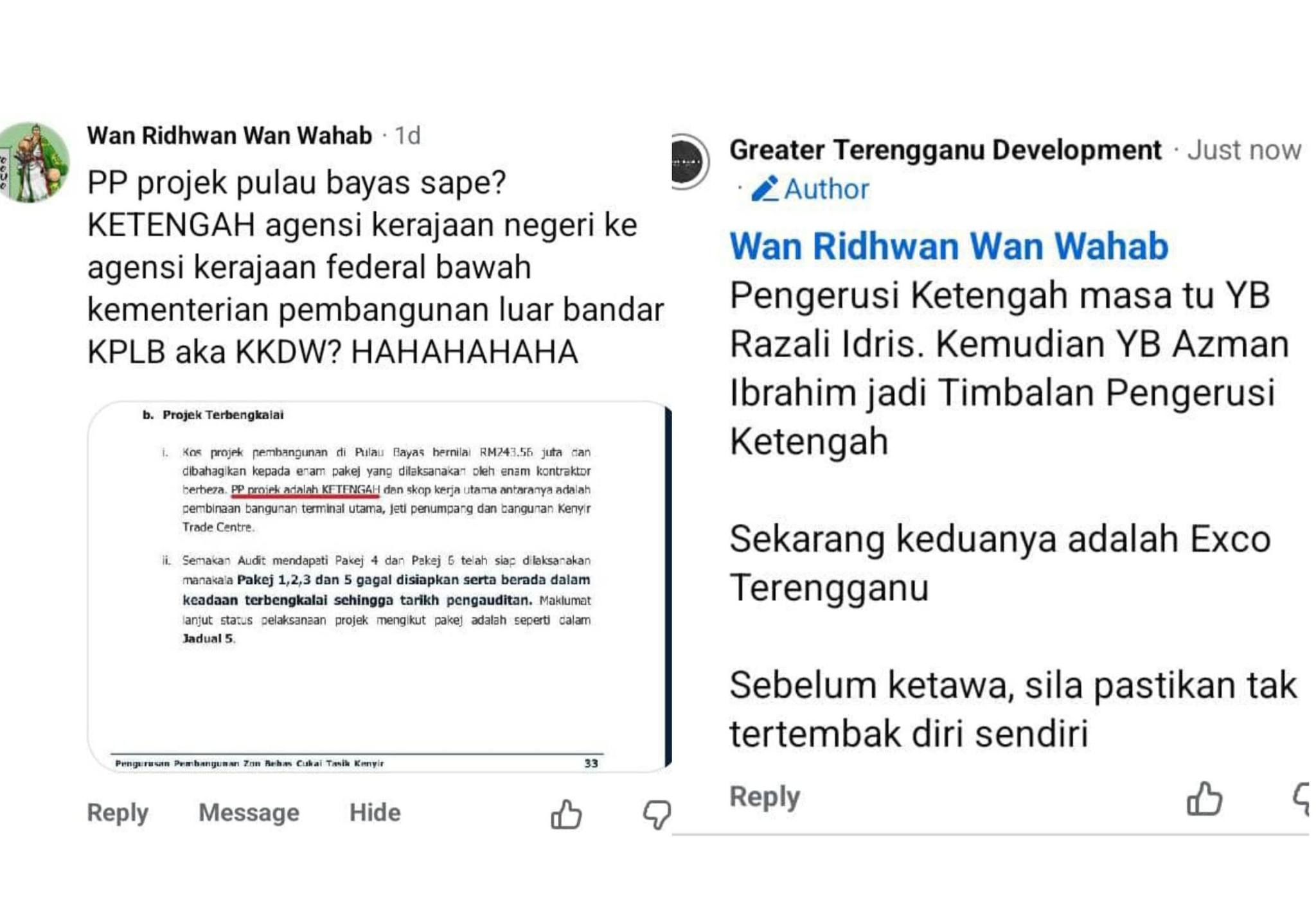 Kadang-kadang manusia ni... - Greater Terengganu Development | Facebook