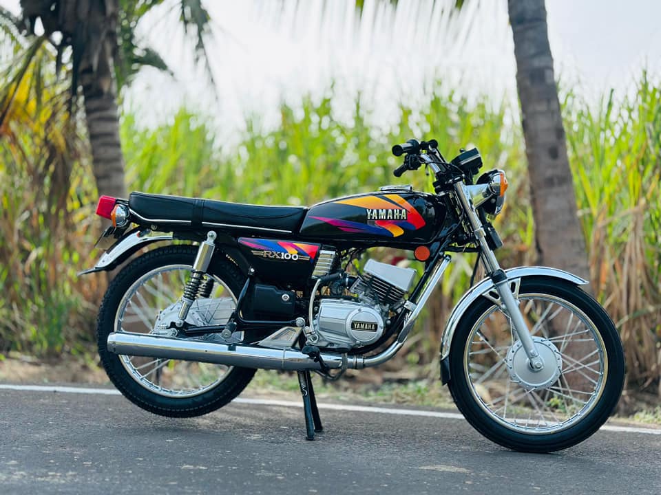 Yamaha RX 100 Model 1990 Japan carb G 4 block 6 hole silencer