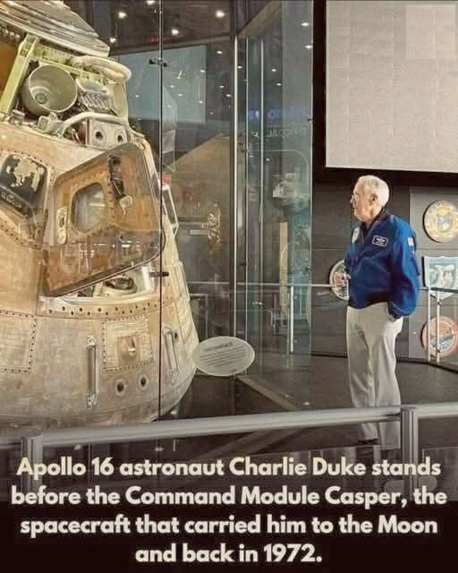 Charlie Duke was the youngest person ever to walk on the Moon at