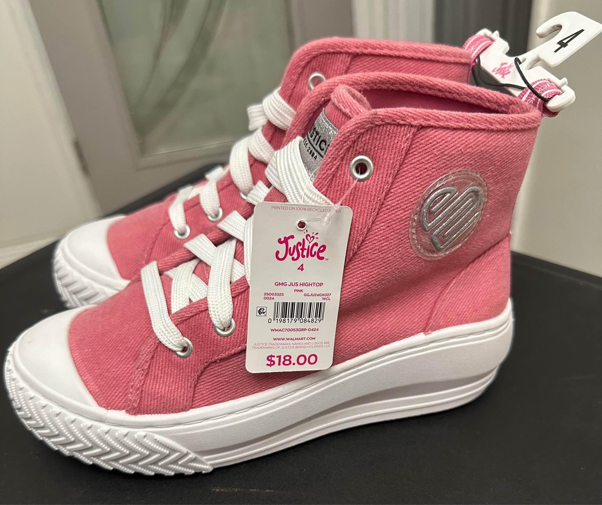 Justice Little Girl & Big Girl High Top Sneakers
