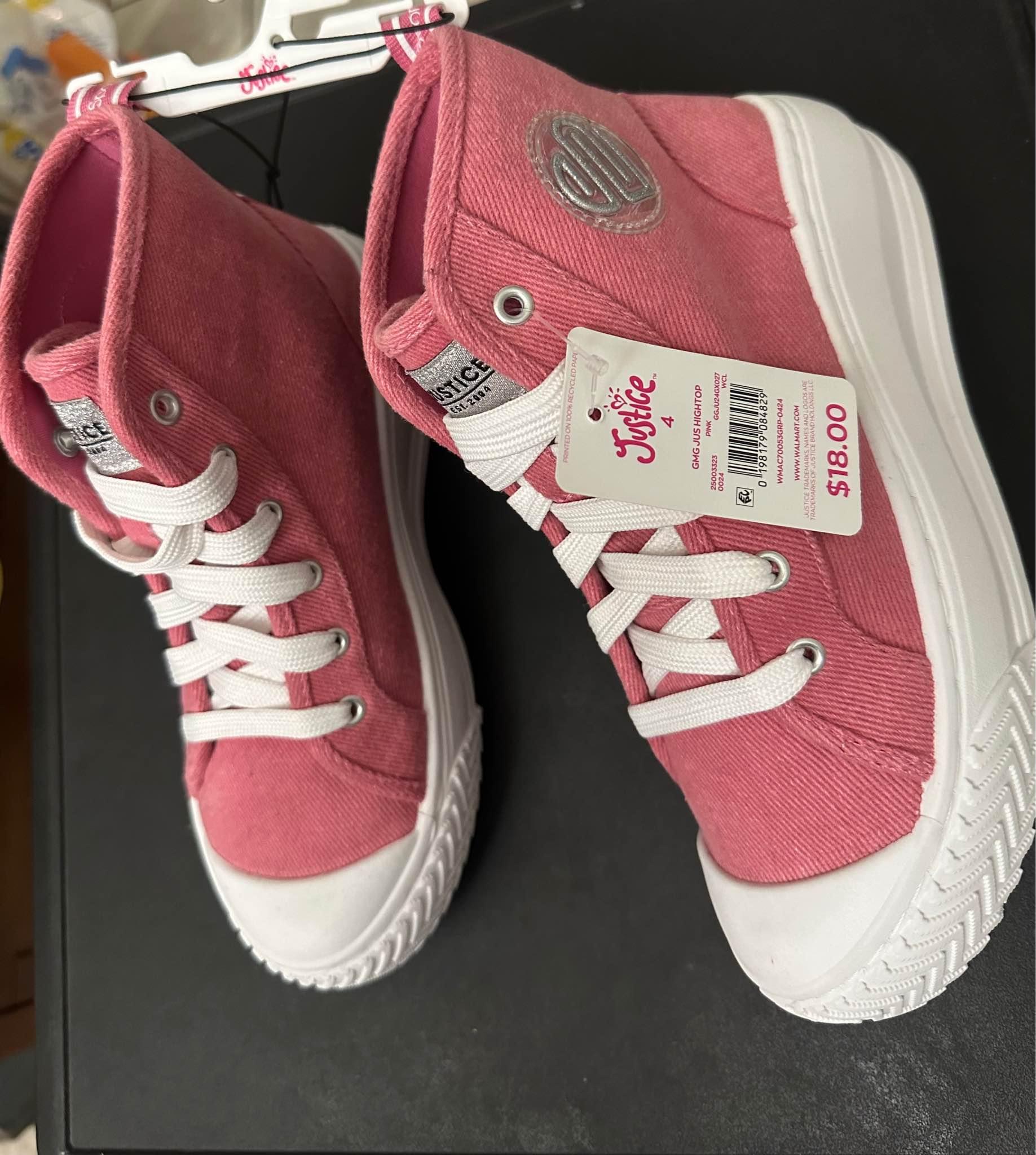 Justice Little Girl & Big Girl High Top Sneakers