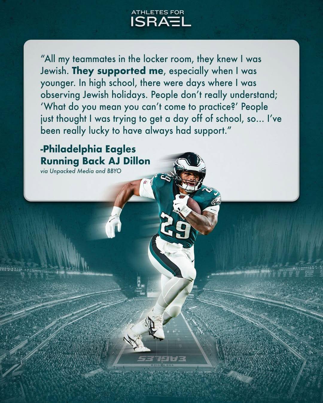 Jewish Life Now - @philadelphiaeagles running back... | Facebook
