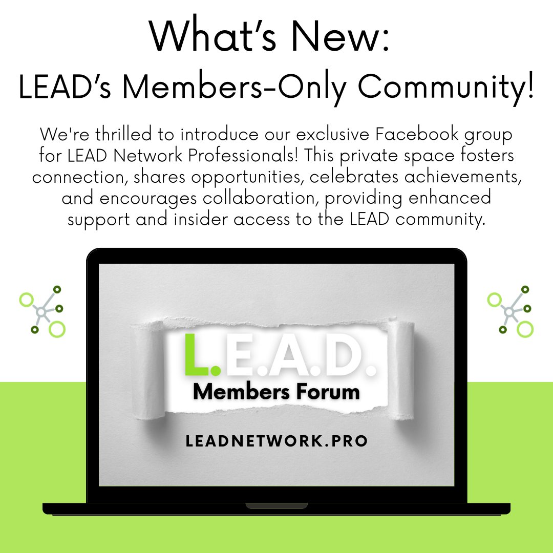 Exciting News for Our... - LEAD Network Professionals | Facebook